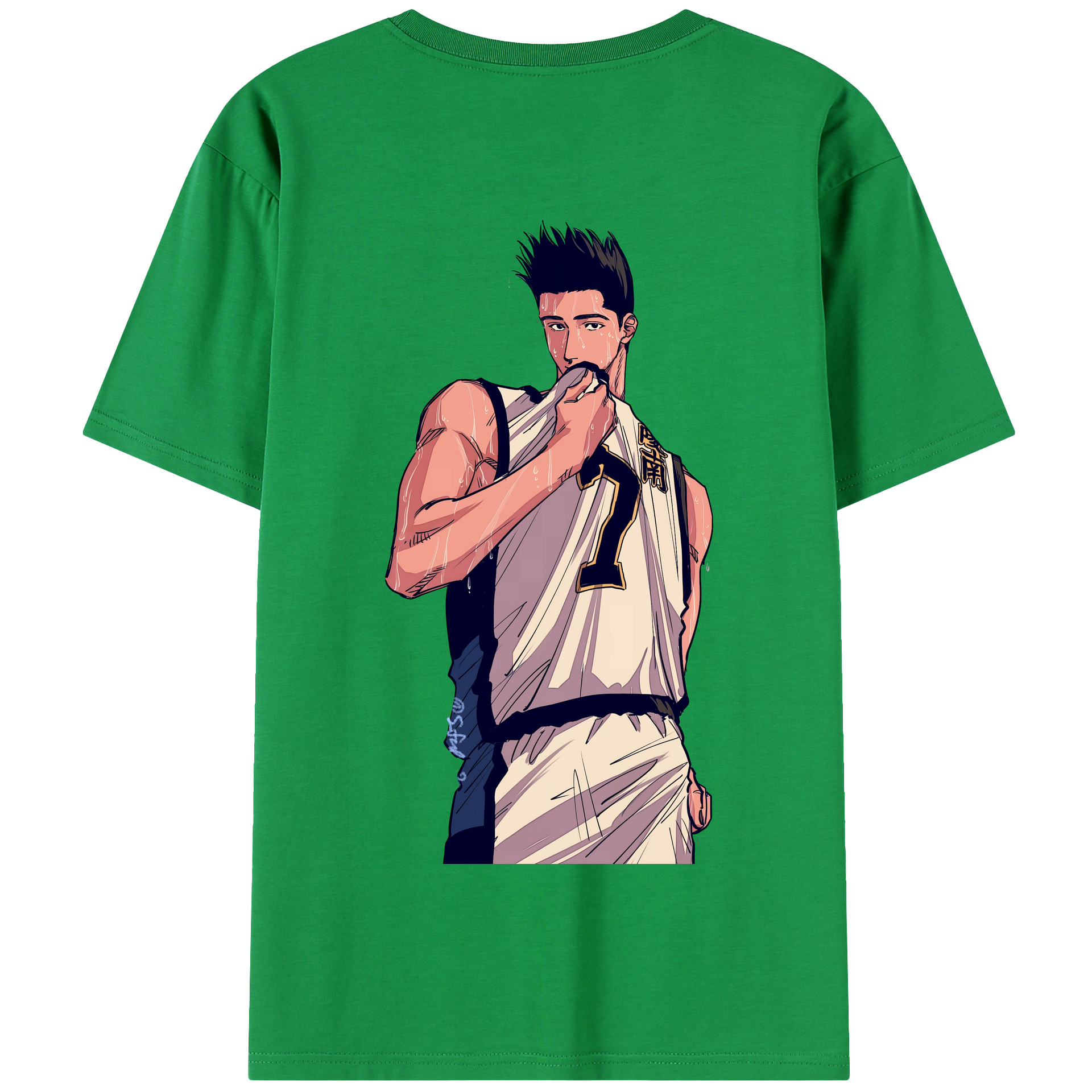 SLAM DUNK／スラムダンク 綿100％半袖Tシャツ（背面プリント）