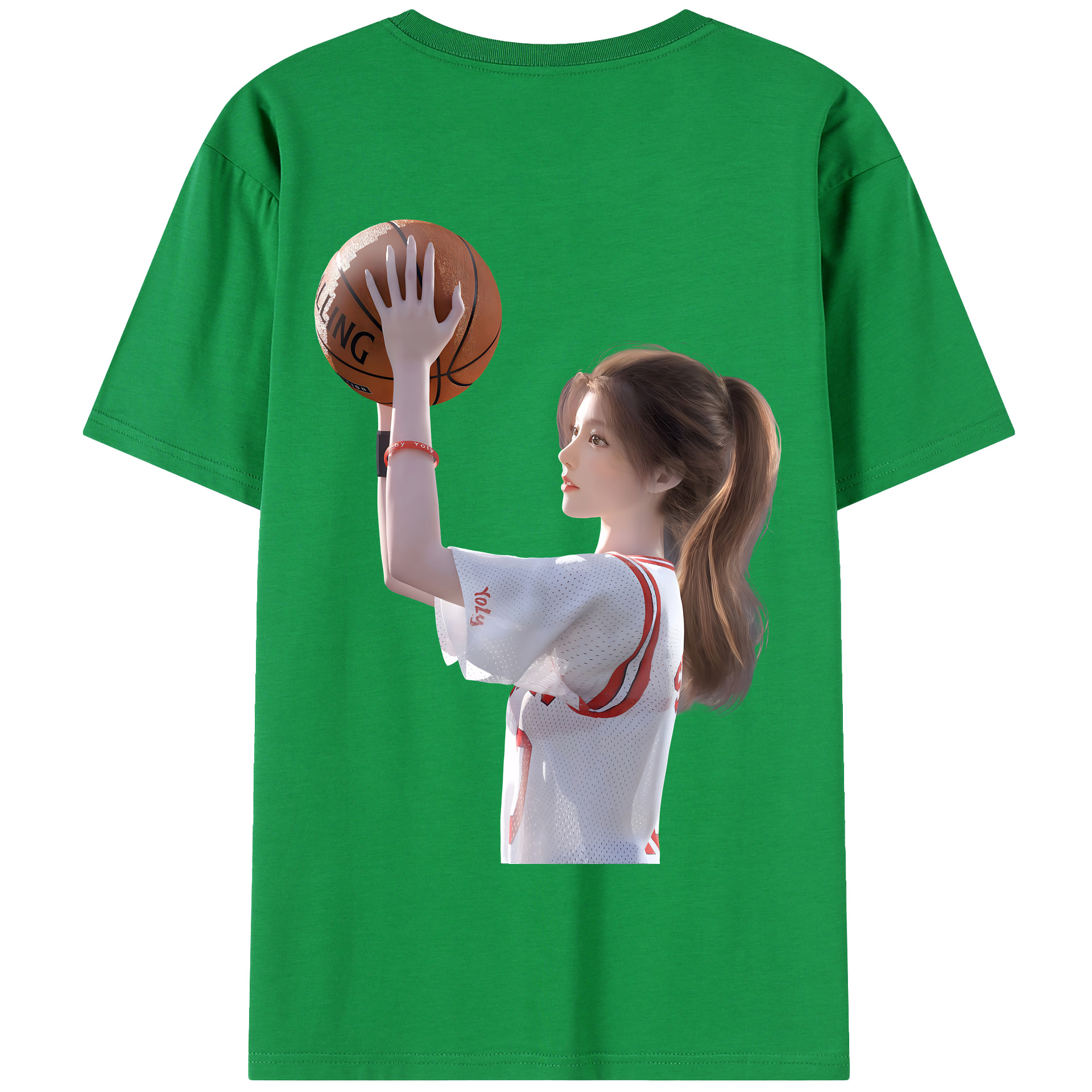 SLAM DUNK／スラムダンク 綿100％半袖Tシャツ（背面プリント）