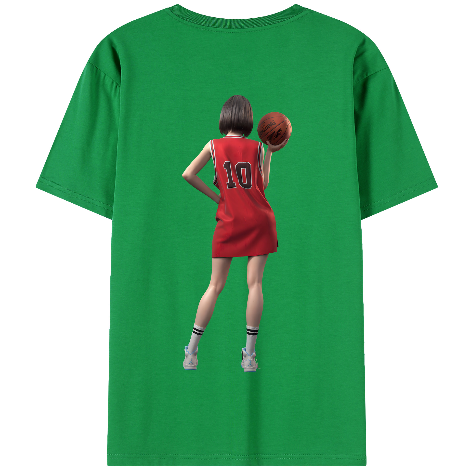 SLAM DUNK／スラムダンク 綿100％半袖Tシャツ（背面プリント）