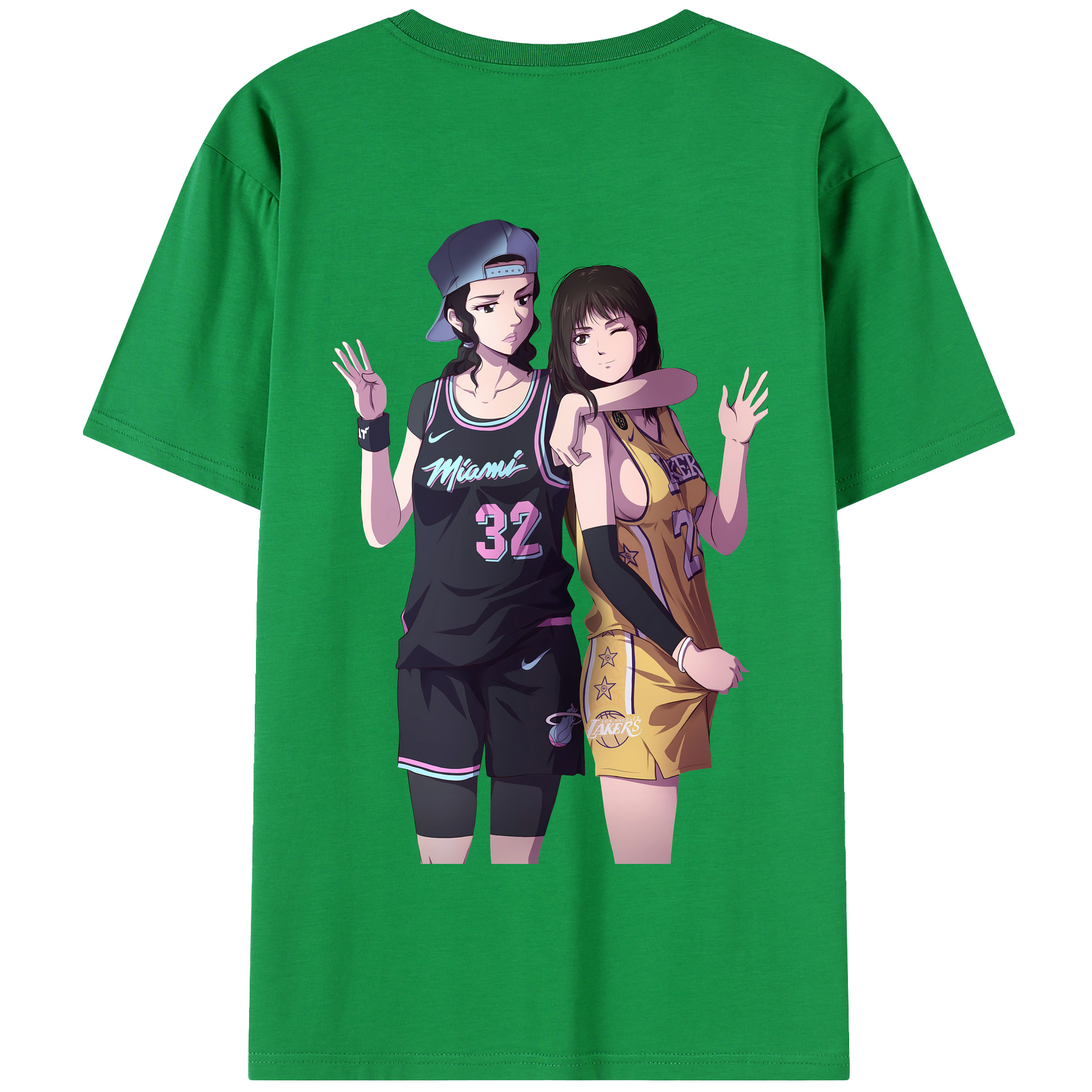（画像用） SLAM DUNK／スラムダンク 綿100％半袖Tシャツ（背面プリント）