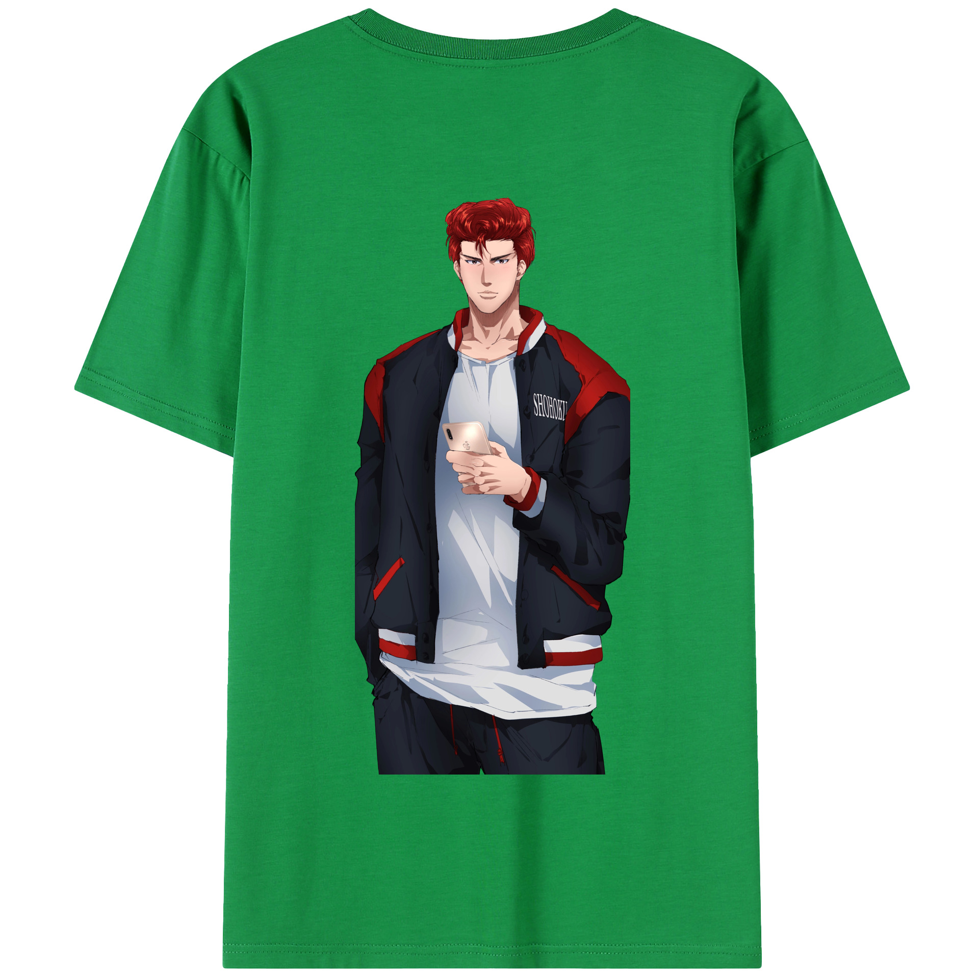 SLAM DUNK／スラムダンク 綿100％半袖Tシャツ（背面プリント）