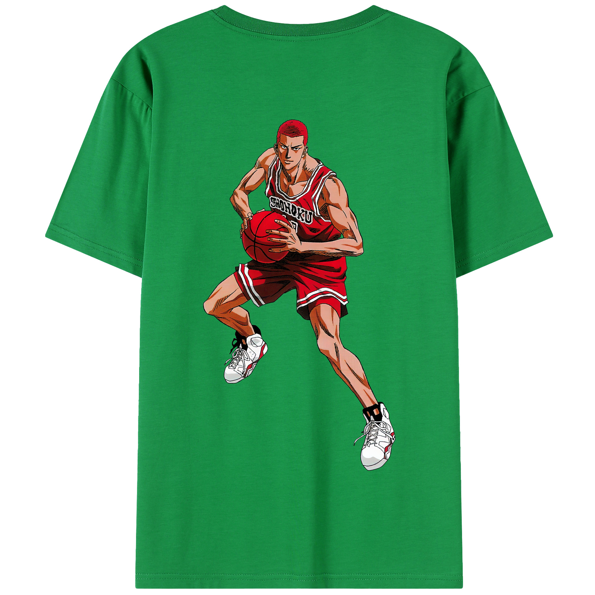 SLAM DUNK／スラムダンク 綿100％半袖Tシャツ（背面プリント）