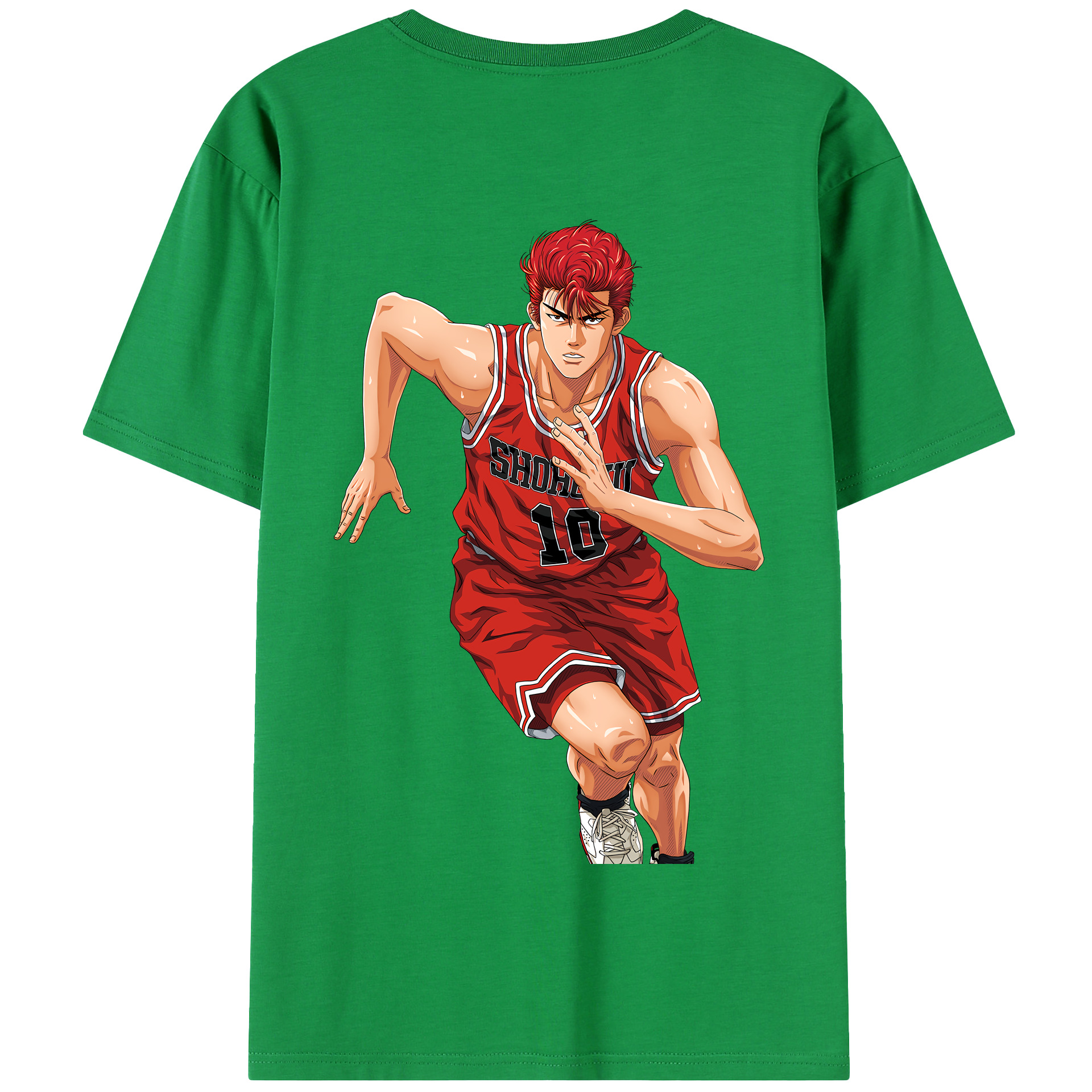 SLAM DUNK／スラムダンク 綿100％半袖Tシャツ（背面プリント）