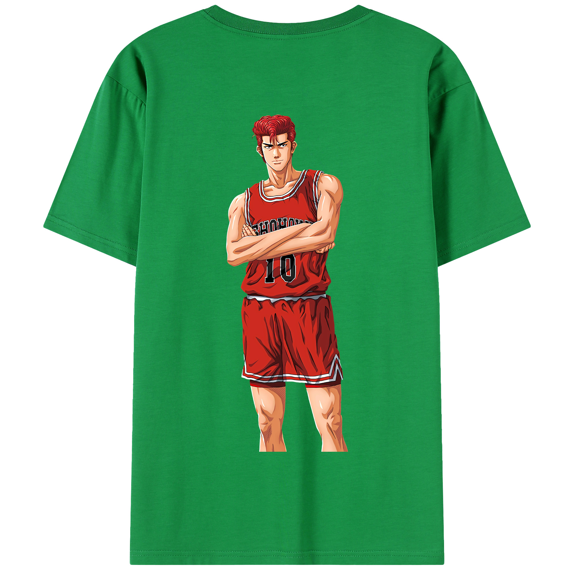 SLAM DUNK／スラムダンク 綿100％半袖Tシャツ（背面プリント）