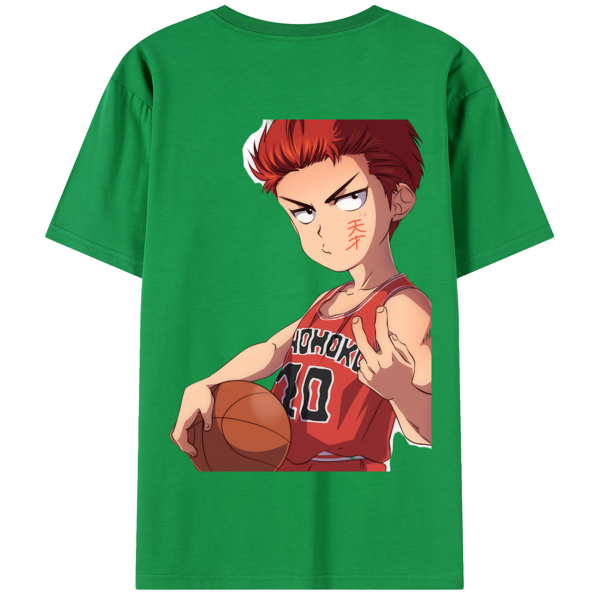SLAM DUNK／スラムダンク 綿100％半袖Tシャツ（背面プリント）