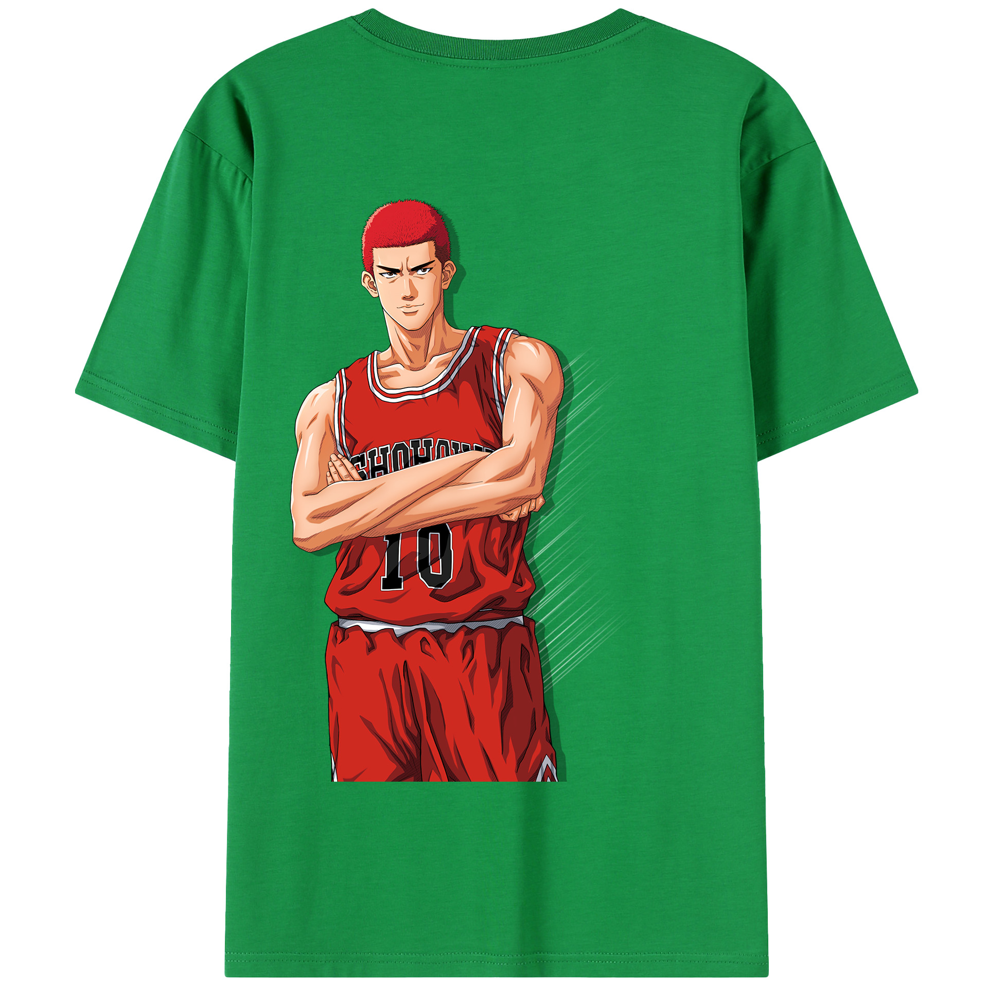 SLAM DUNK／スラムダンク 綿100％半袖Tシャツ（背面プリント）