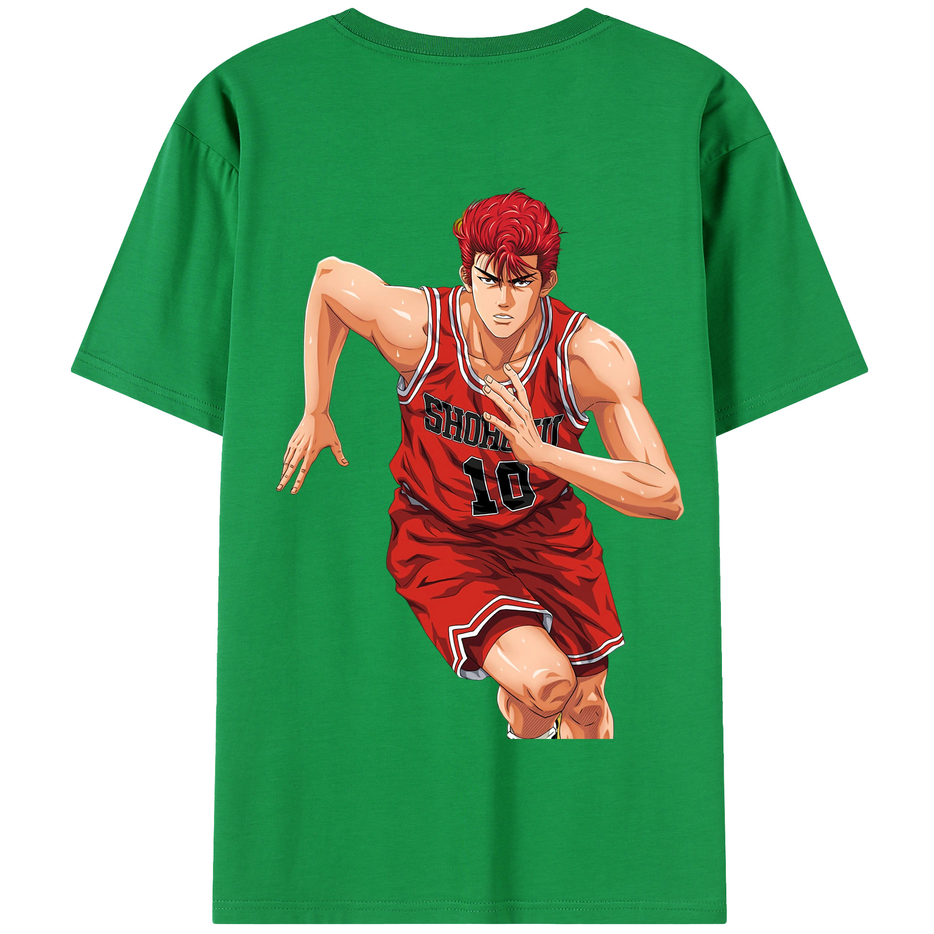 SLAM DUNK／スラムダンク 綿100％半袖Tシャツ（背面プリント）
