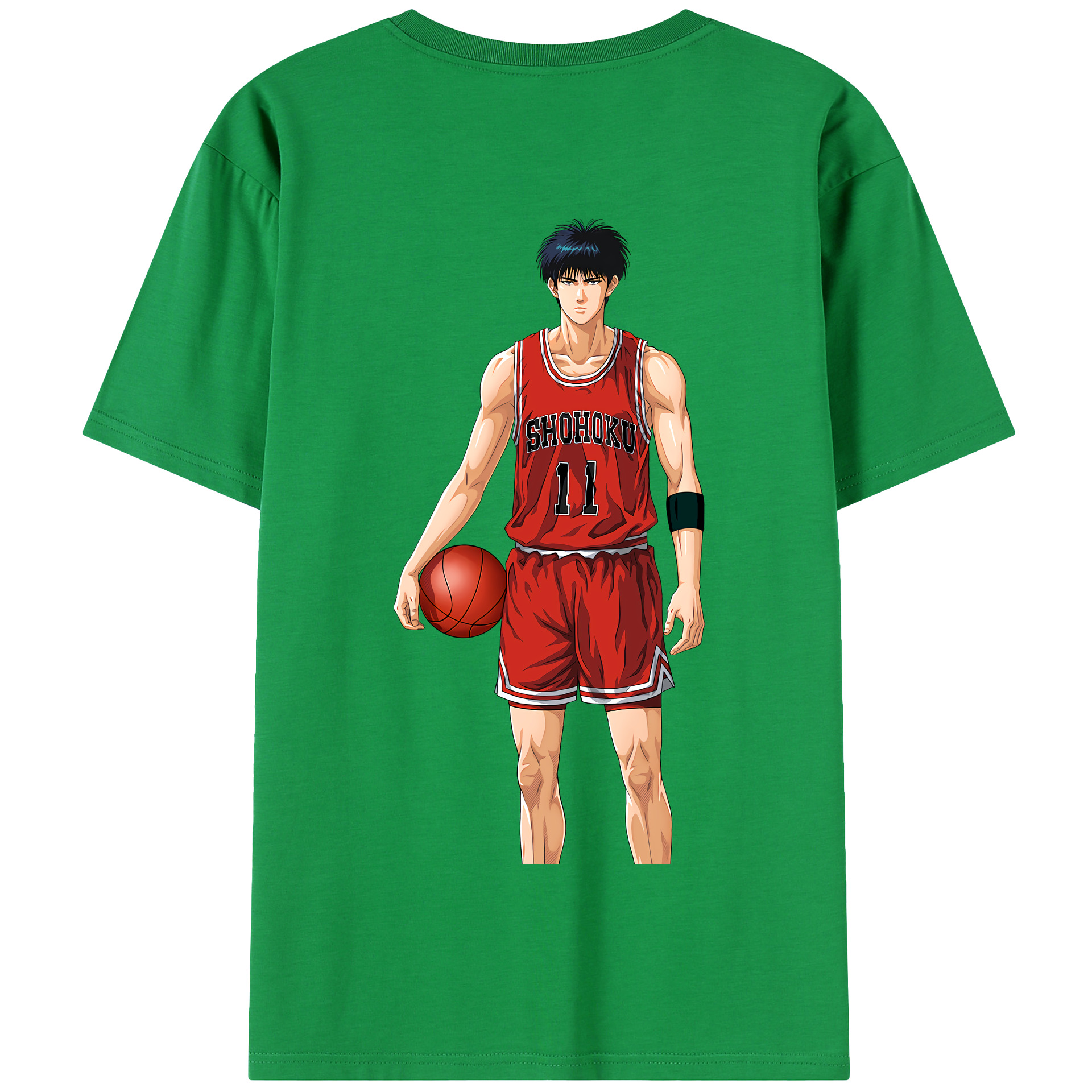 SLAM DUNK／スラムダンク 綿100％半袖Tシャツ（背面プリント）