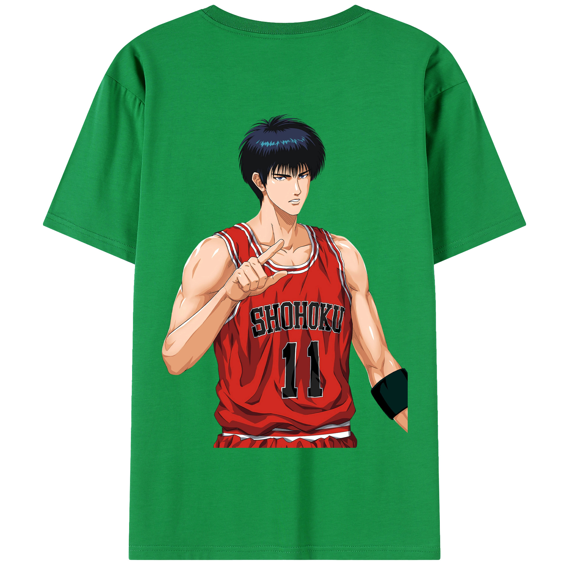 SLAM DUNK／スラムダンク 綿100％半袖Tシャツ（背面プリント）