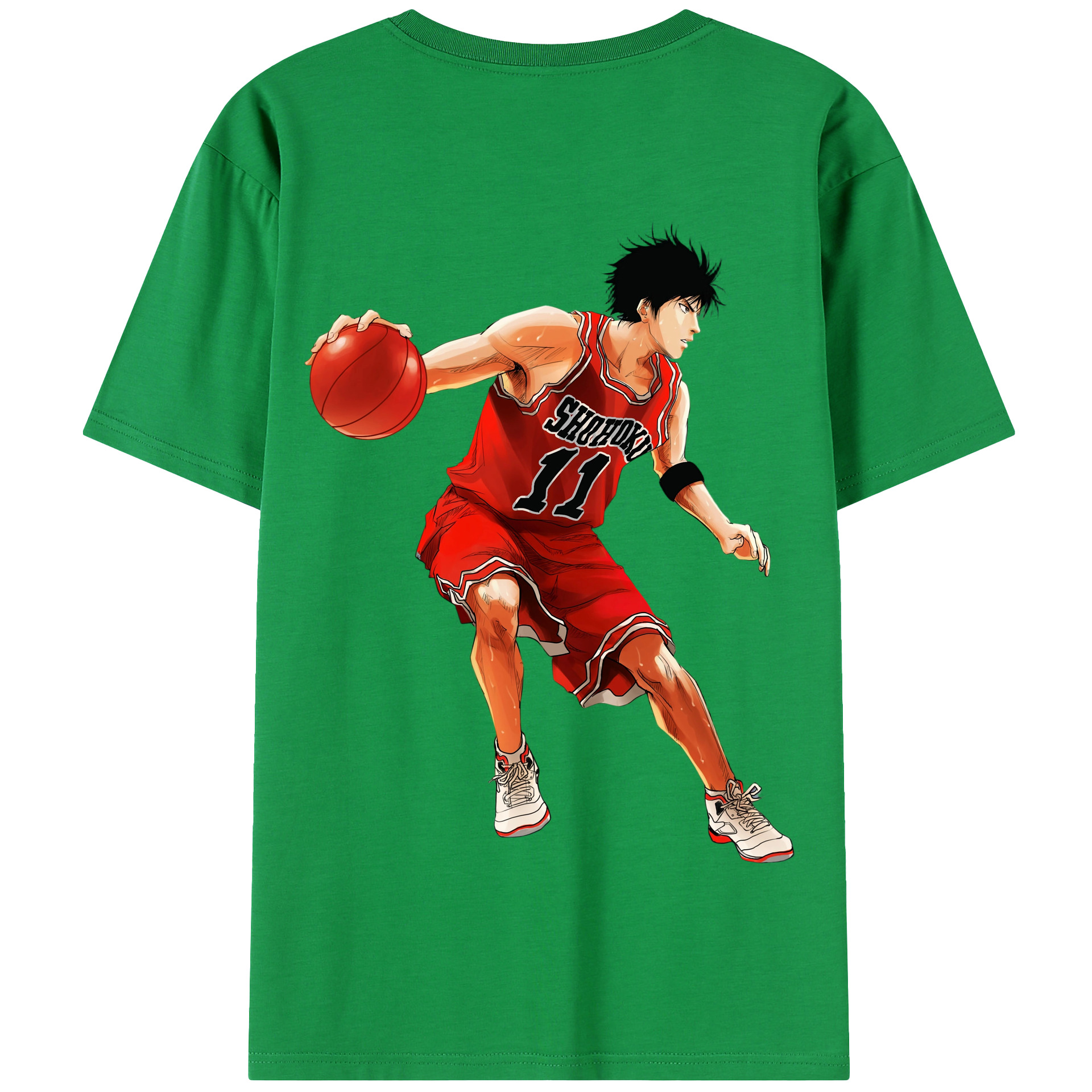 SLAM DUNK／スラムダンク 綿100％半袖Tシャツ（背面プリント）