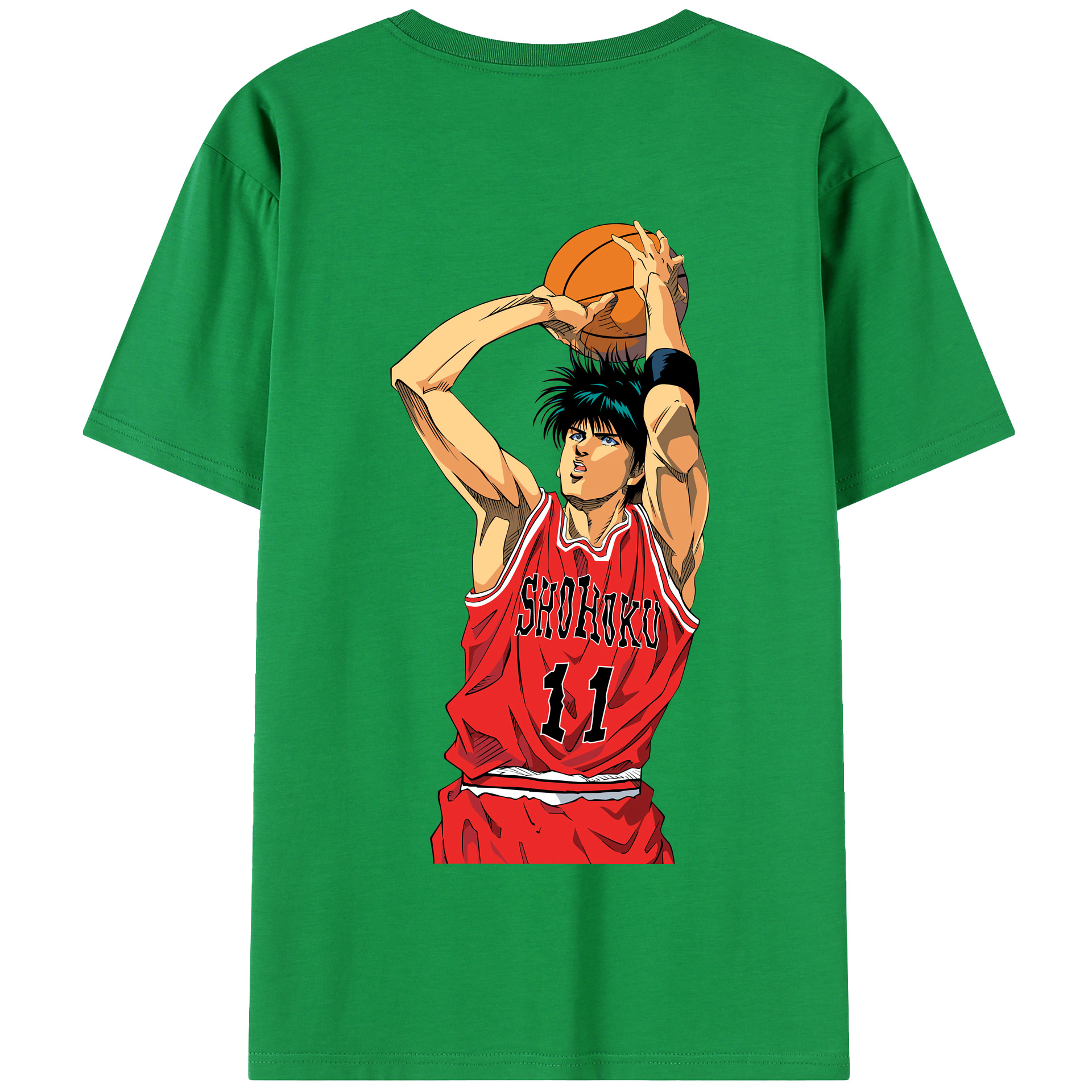 SLAM DUNK／スラムダンク 綿100％半袖Tシャツ（背面プリント）