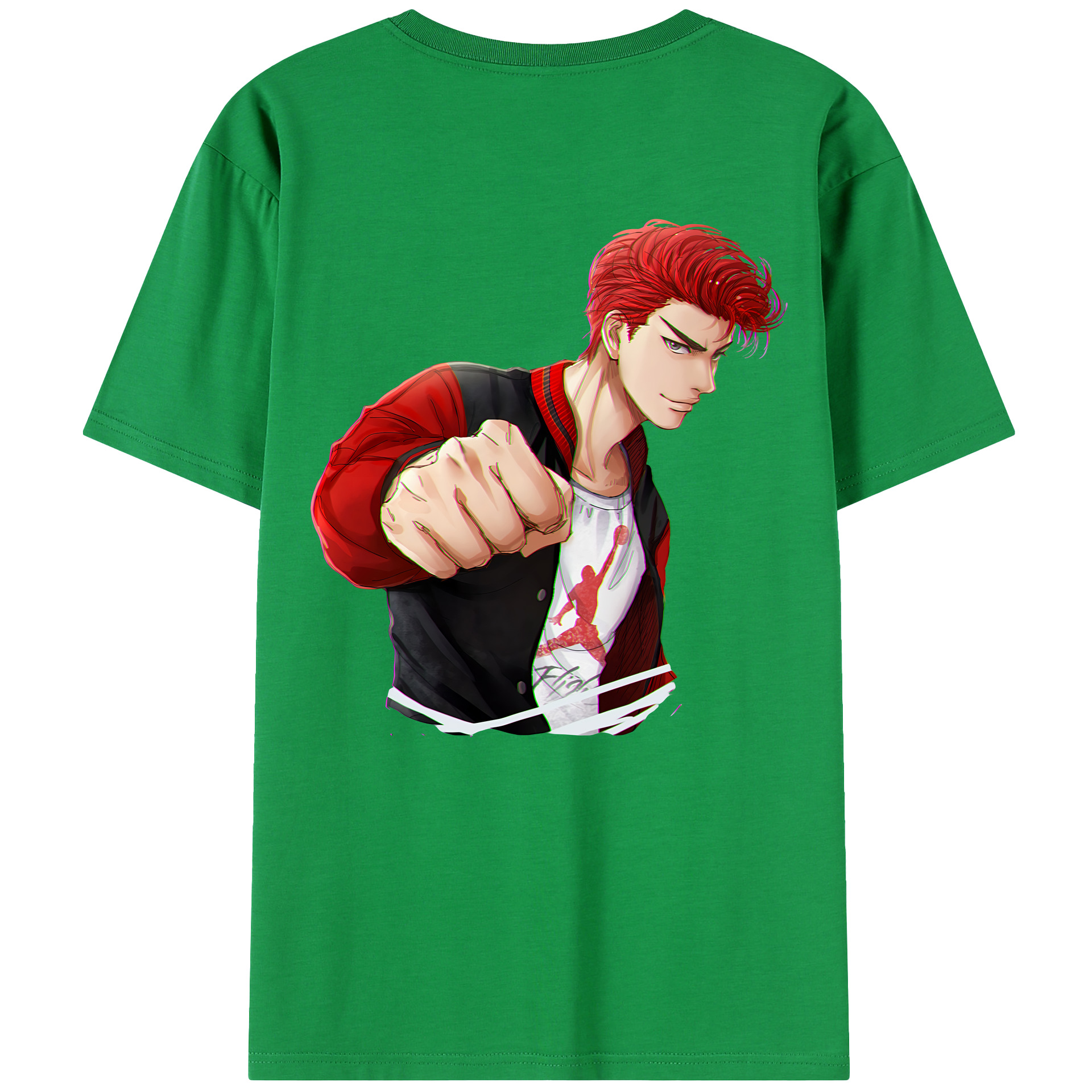 SLAM DUNK／スラムダンク 綿100％半袖Tシャツ（背面プリント）