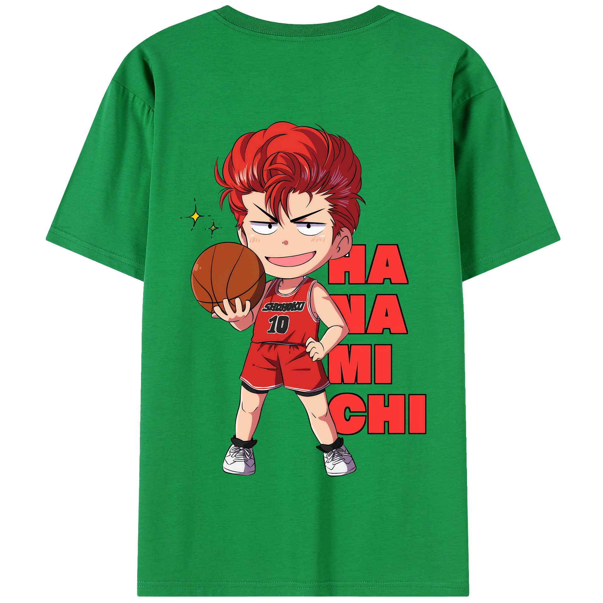 SLAM DUNK／スラムダンク 綿100％半袖Tシャツ（背面プリント）