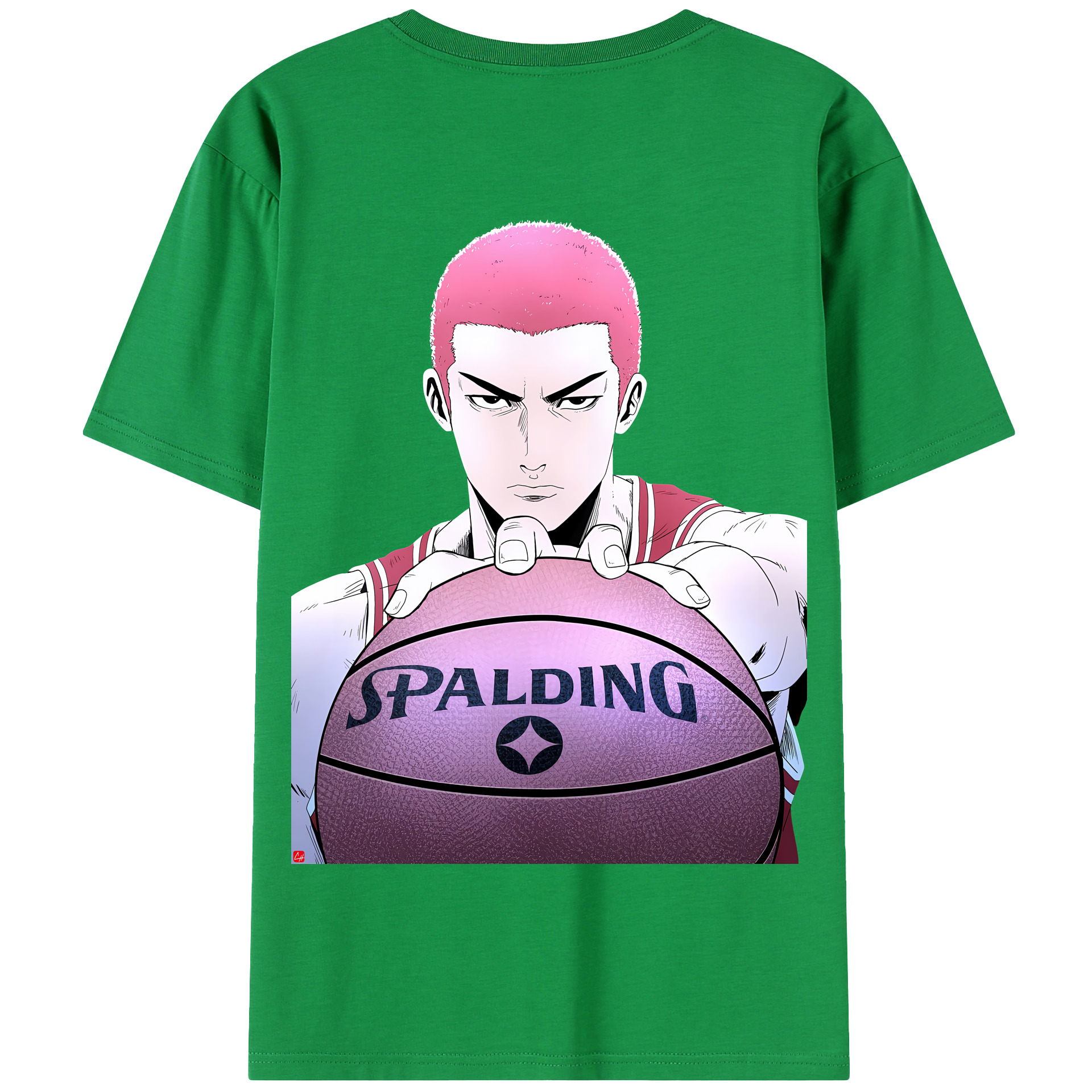 SLAM DUNK／スラムダンク 綿100％半袖Tシャツ（背面プリント）