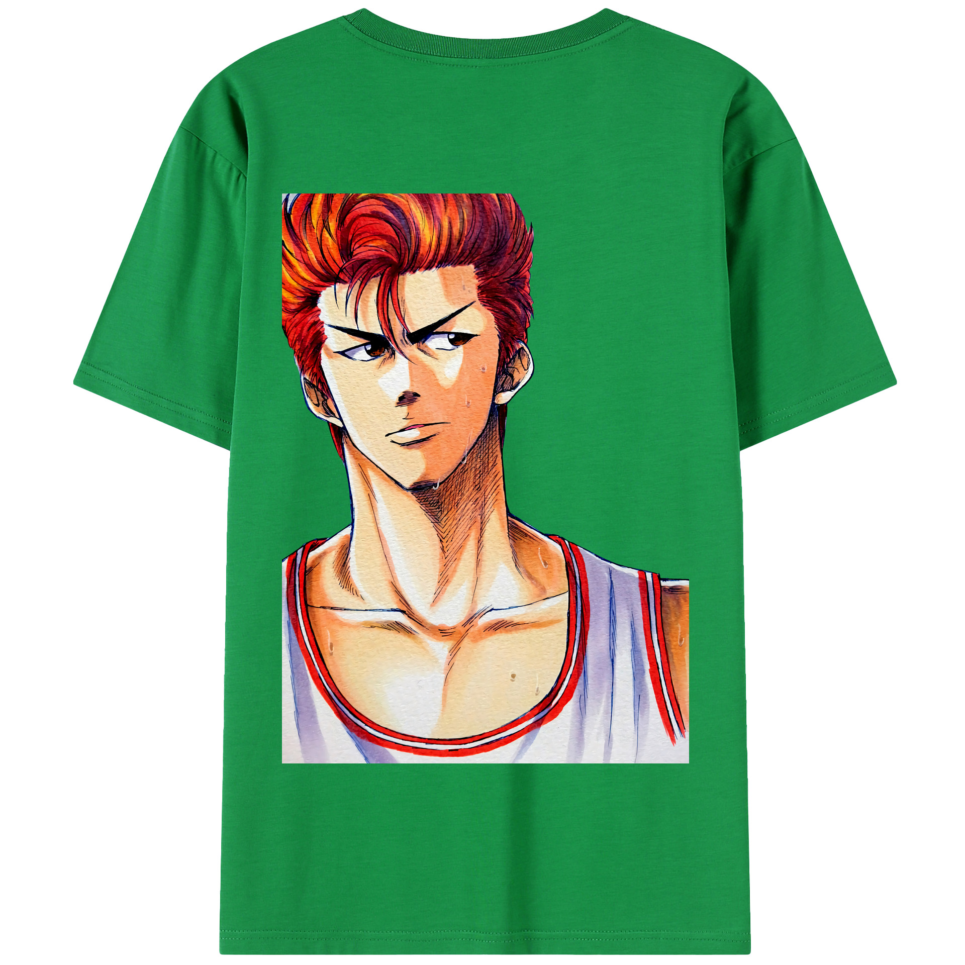 SLAM DUNK／スラムダンク 綿100％半袖Tシャツ（背面プリント）