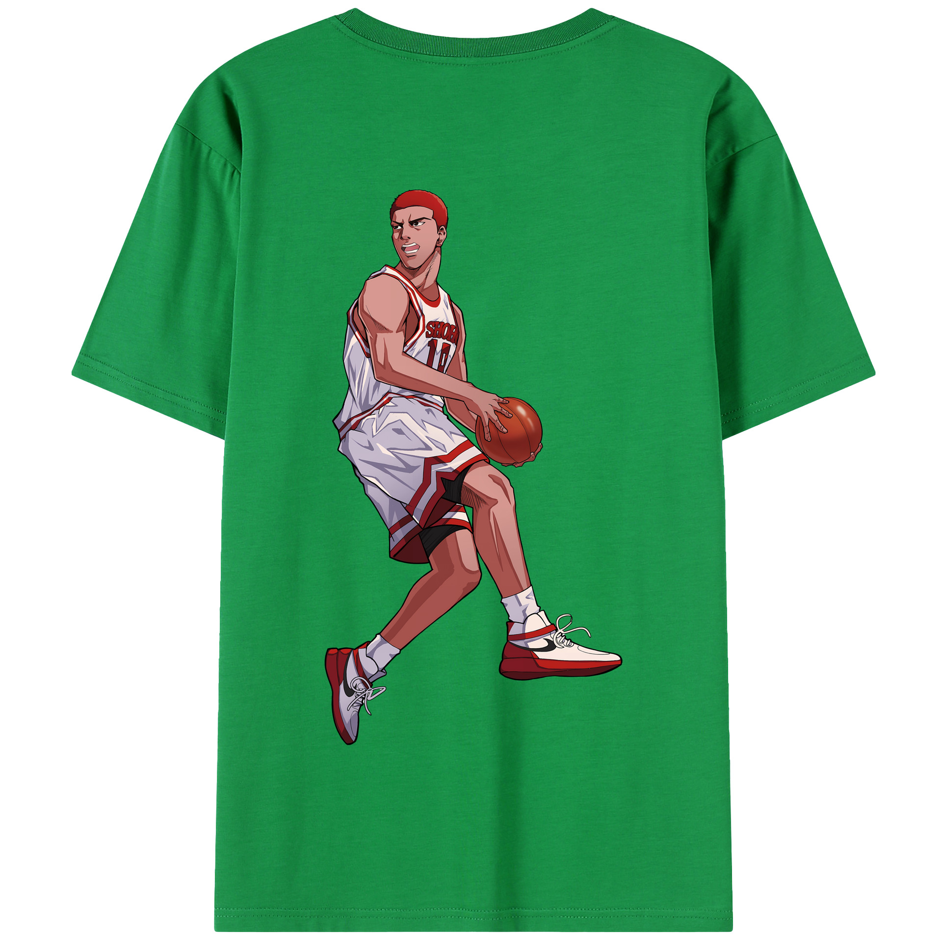 SLAM DUNK／スラムダンク 綿100％半袖Tシャツ（背面プリント）