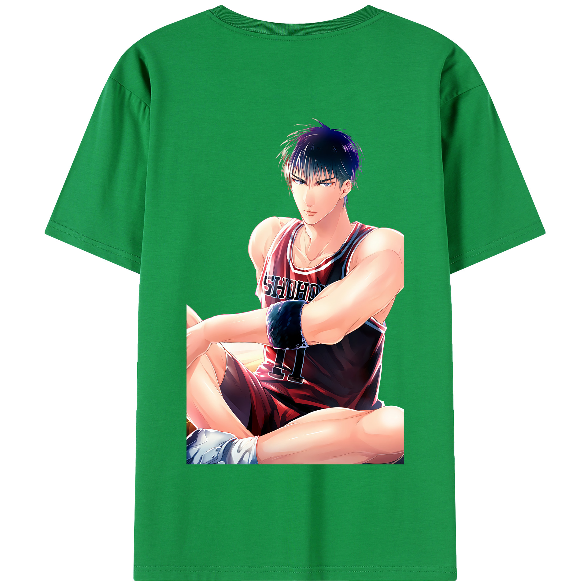 SLAM DUNK／スラムダンク 綿100％半袖Tシャツ（背面プリント）