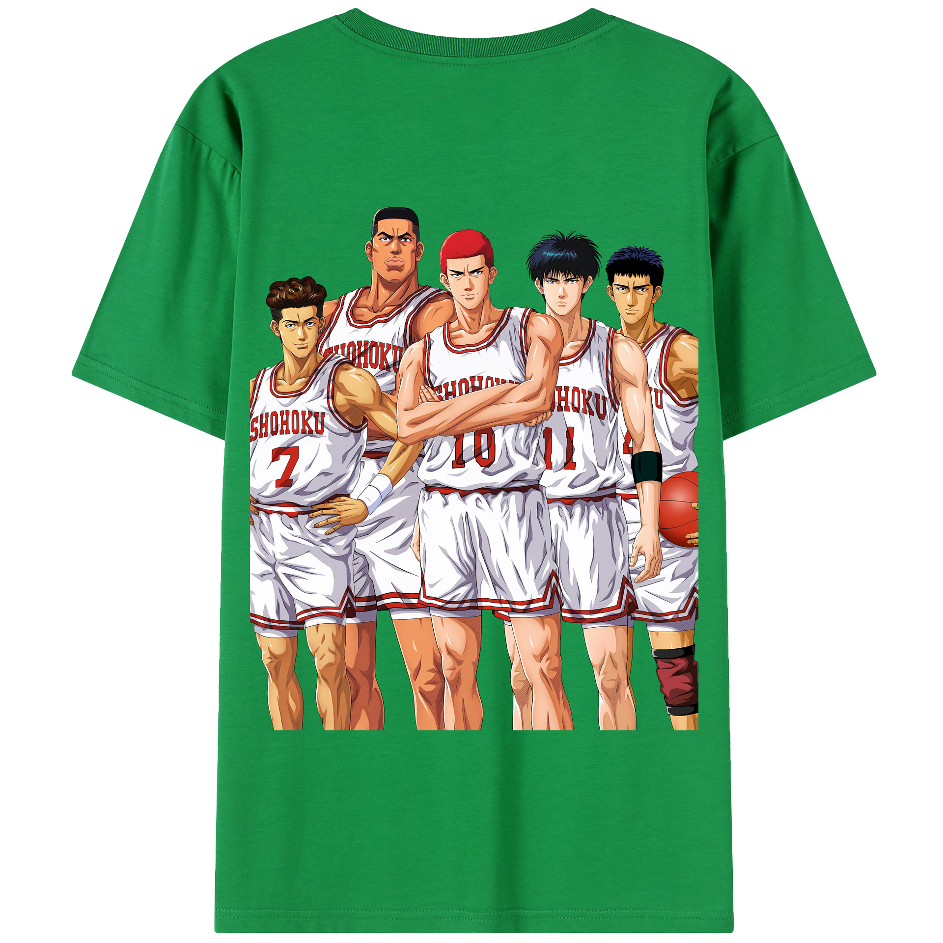 （画像用） SLAM DUNK／スラムダンク 綿100％半袖Tシャツ（背面プリント）