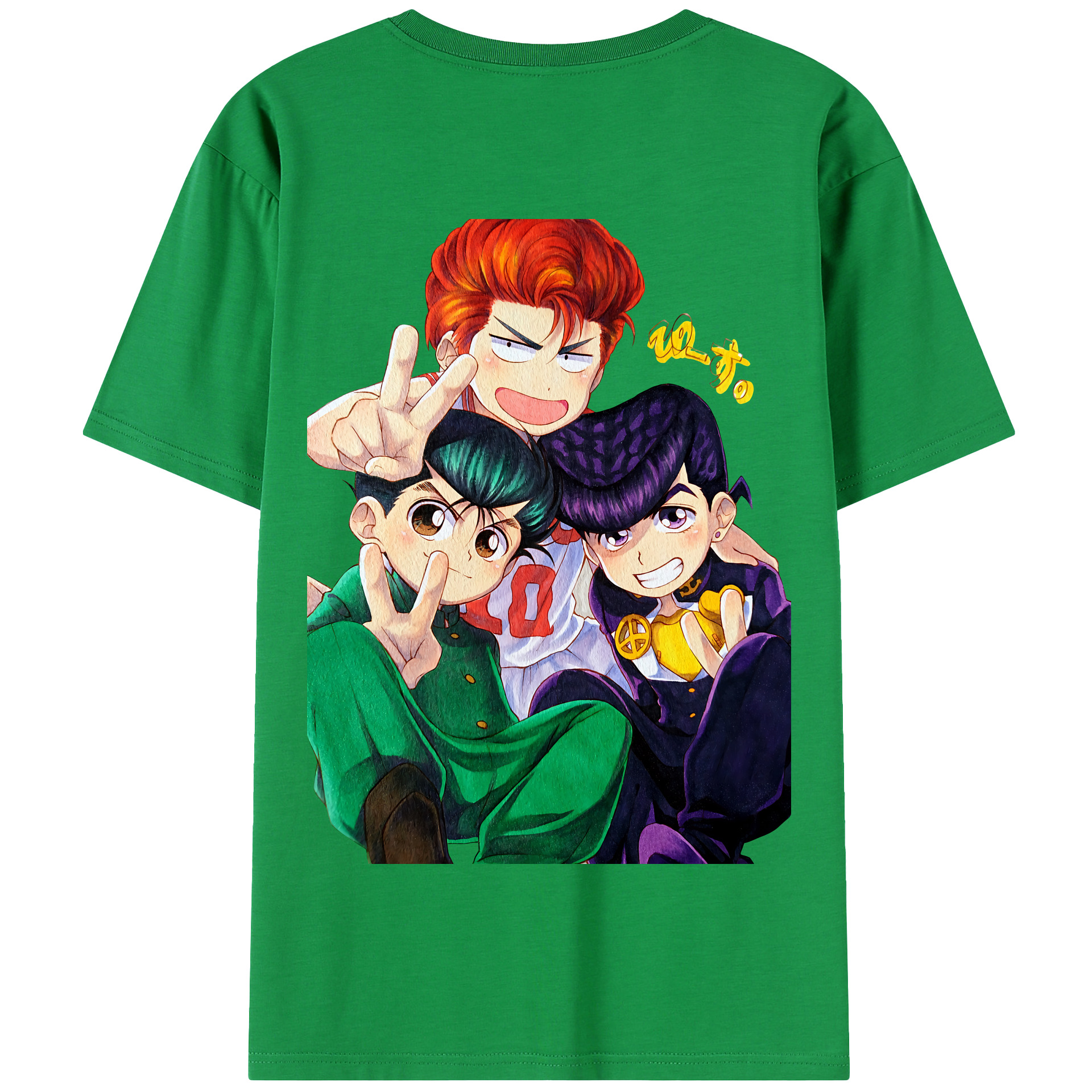 SLAM DUNK／スラムダンク 綿100％半袖Tシャツ（背面プリント）