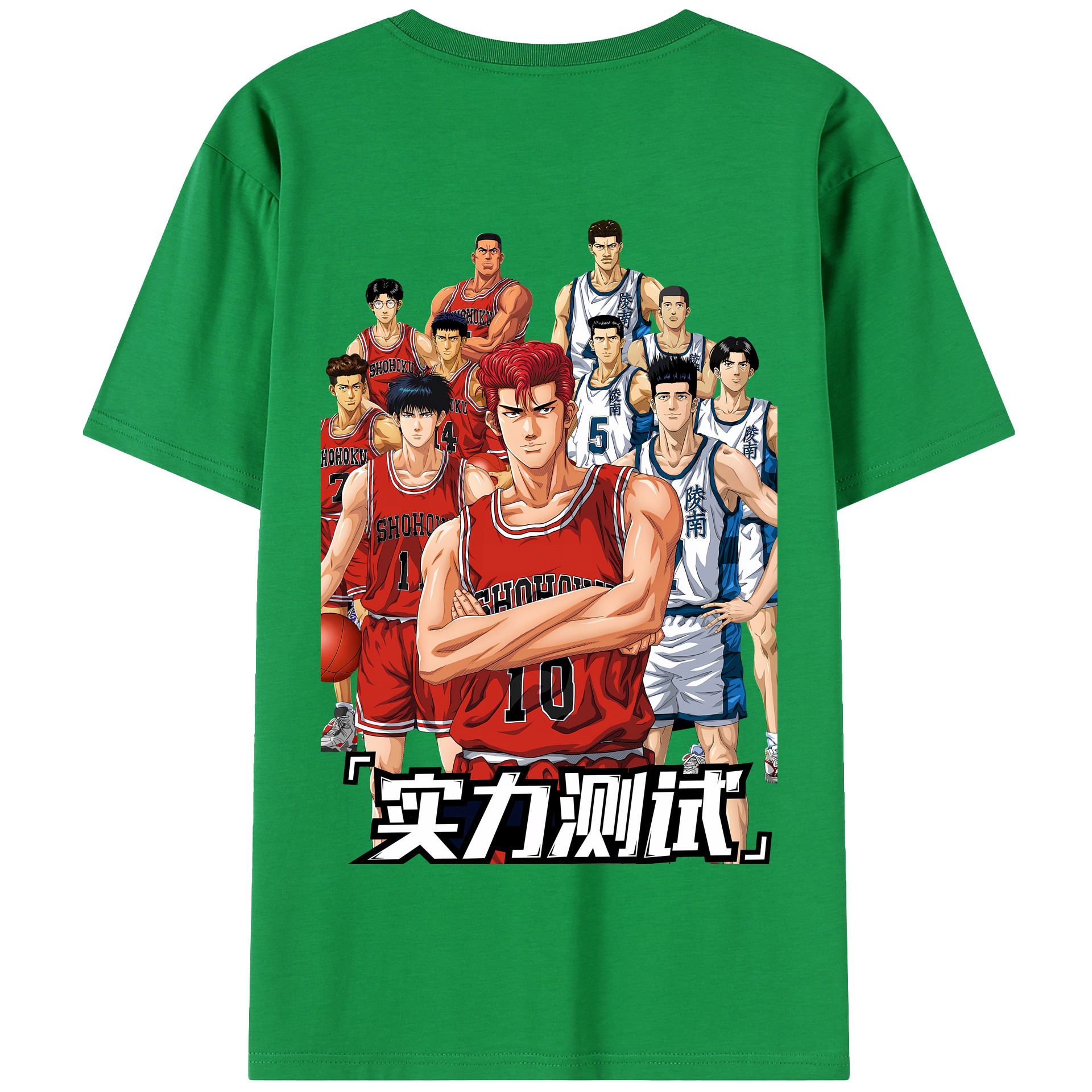 （画像用） SLAM DUNK／スラムダンク 綿100％半袖Tシャツ（背面プリント）