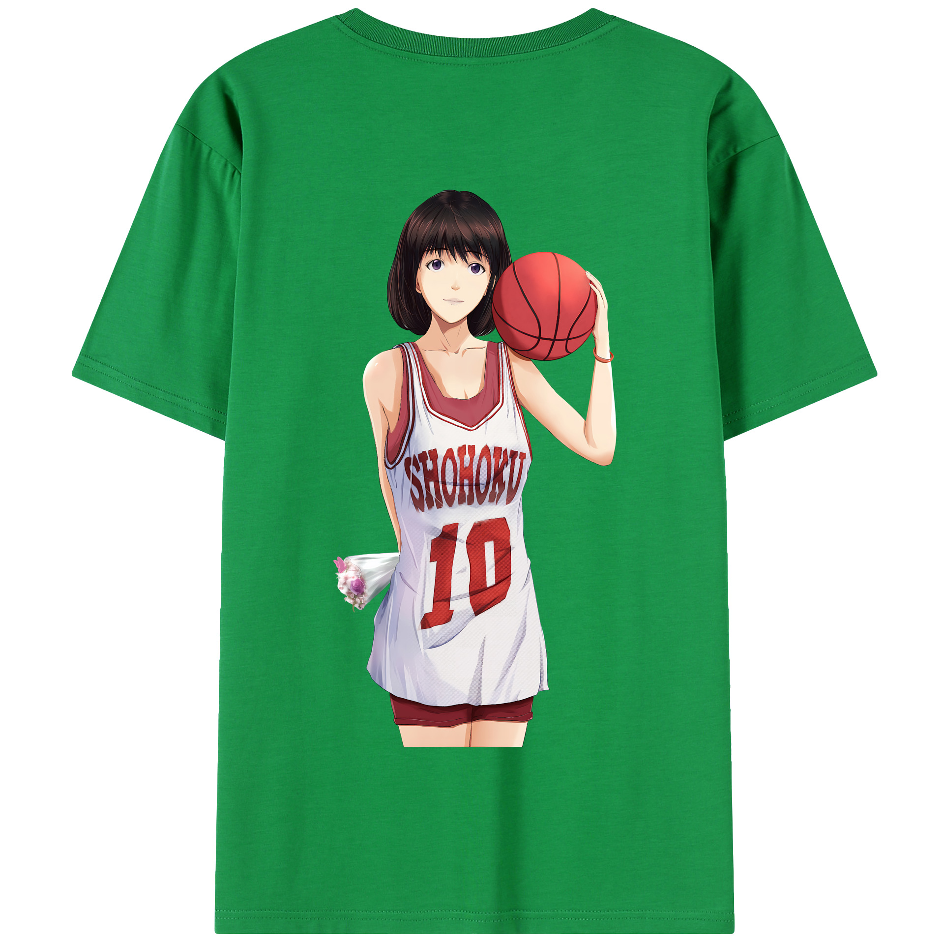 SLAM DUNK／スラムダンク 綿100％半袖Tシャツ（背面プリント）