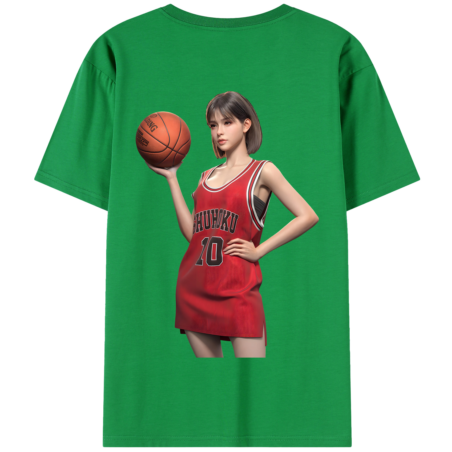 SLAM DUNK／スラムダンク 綿100％半袖Tシャツ（背面プリント）