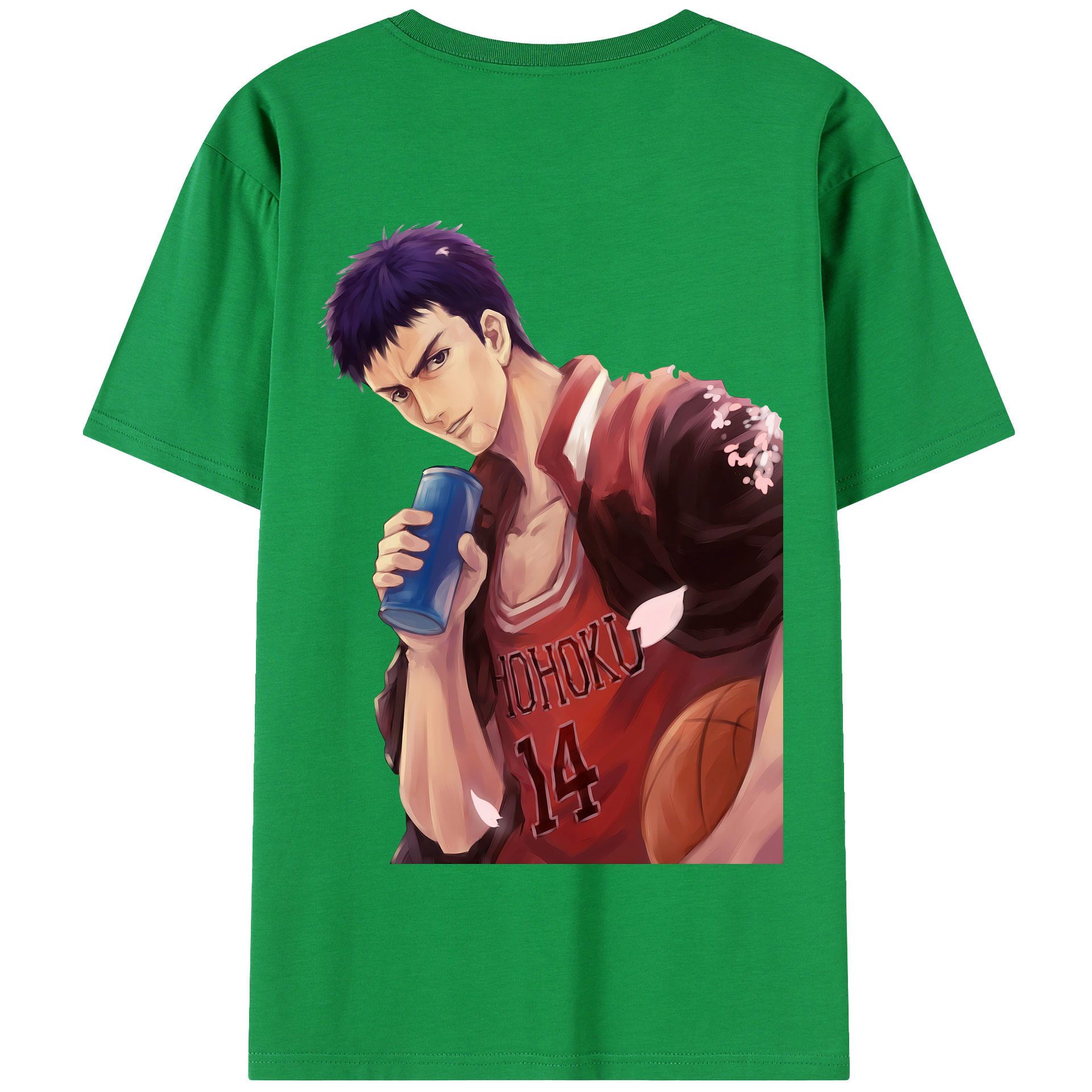 SLAM DUNK／スラムダンク 綿100％半袖Tシャツ（背面プリント）