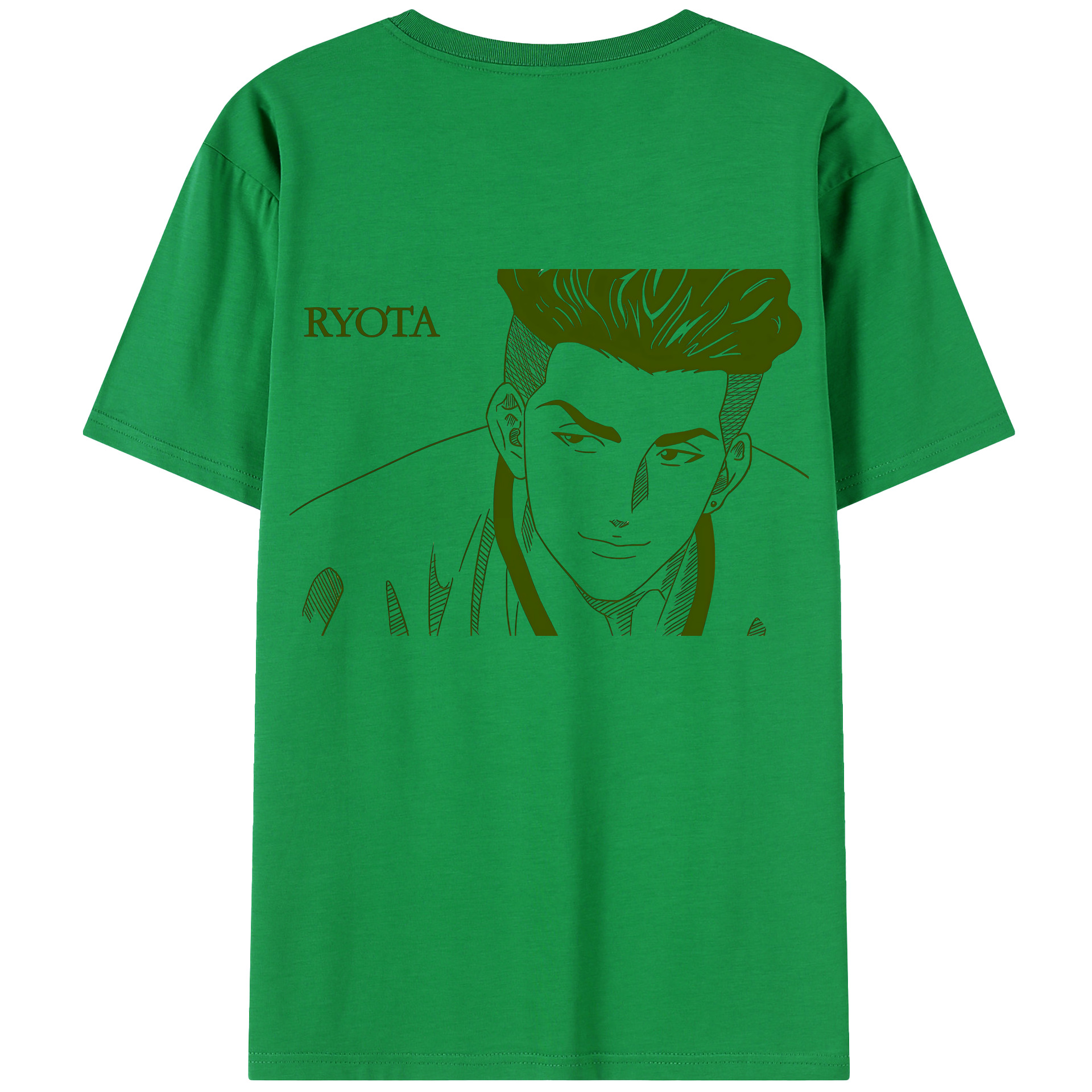 SLAM DUNK／スラムダンク 綿100％半袖Tシャツ（背面プリント）