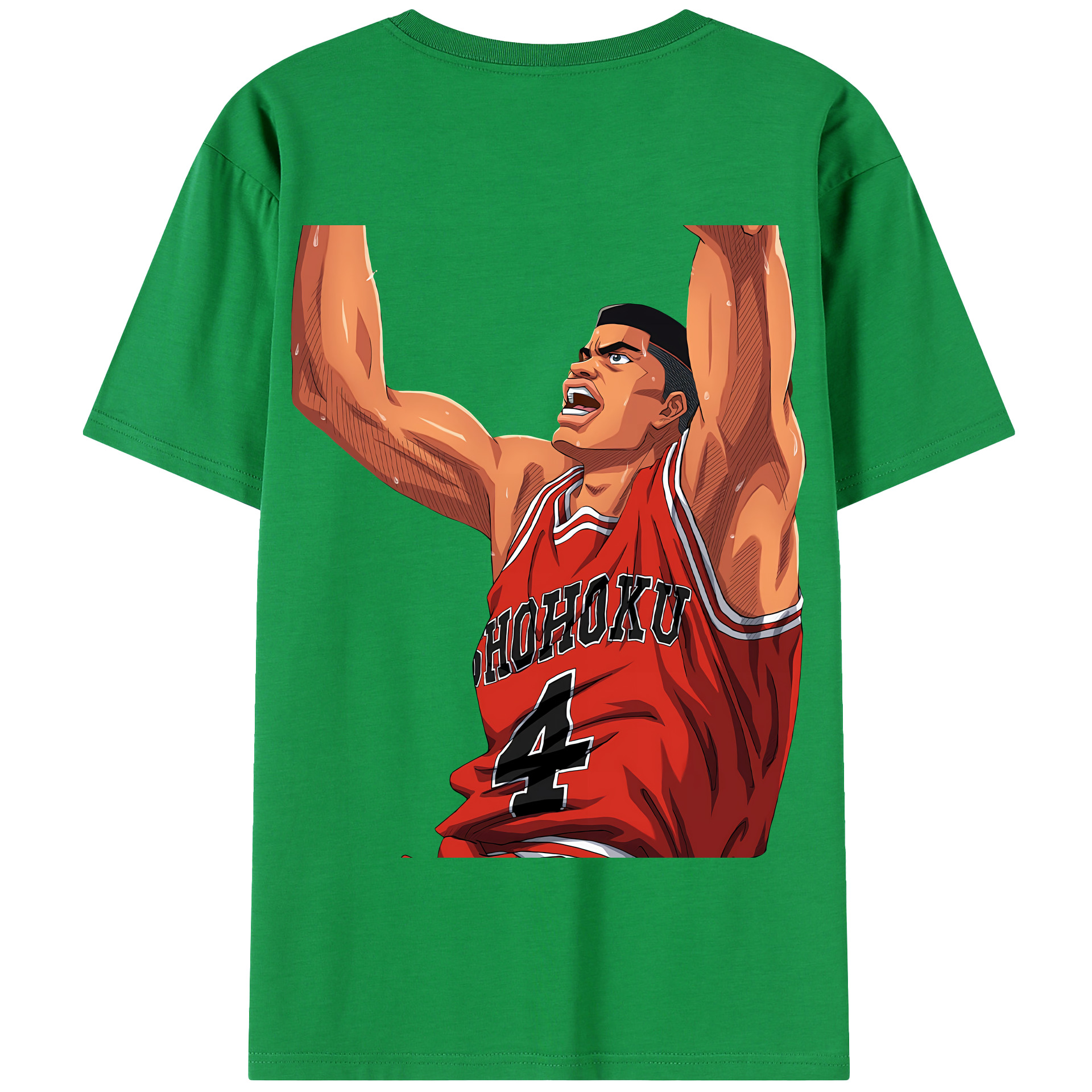 SLAM DUNK／スラムダンク 綿100％半袖Tシャツ（背面プリント）
