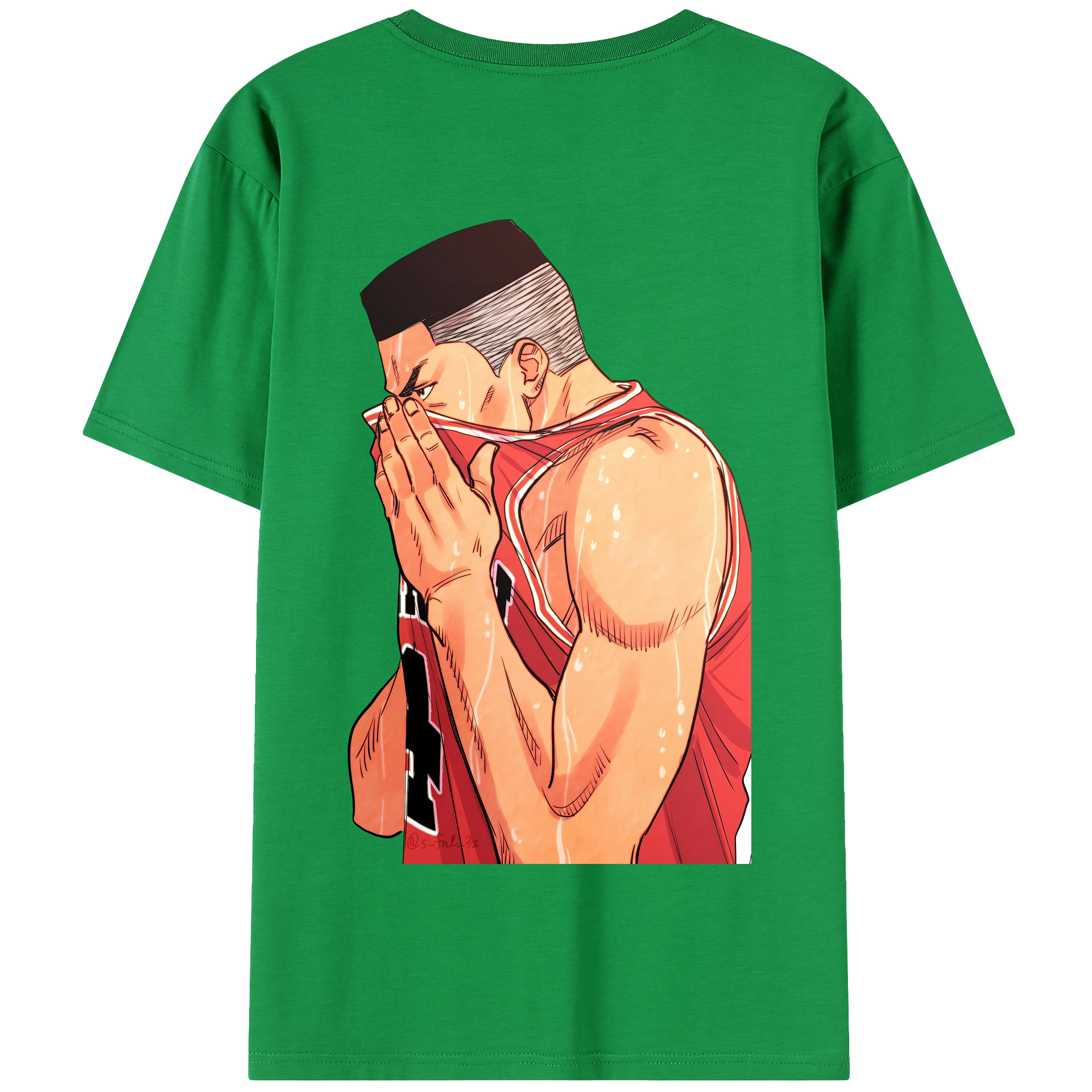 SLAM DUNK／スラムダンク 綿100％半袖Tシャツ（背面プリント）