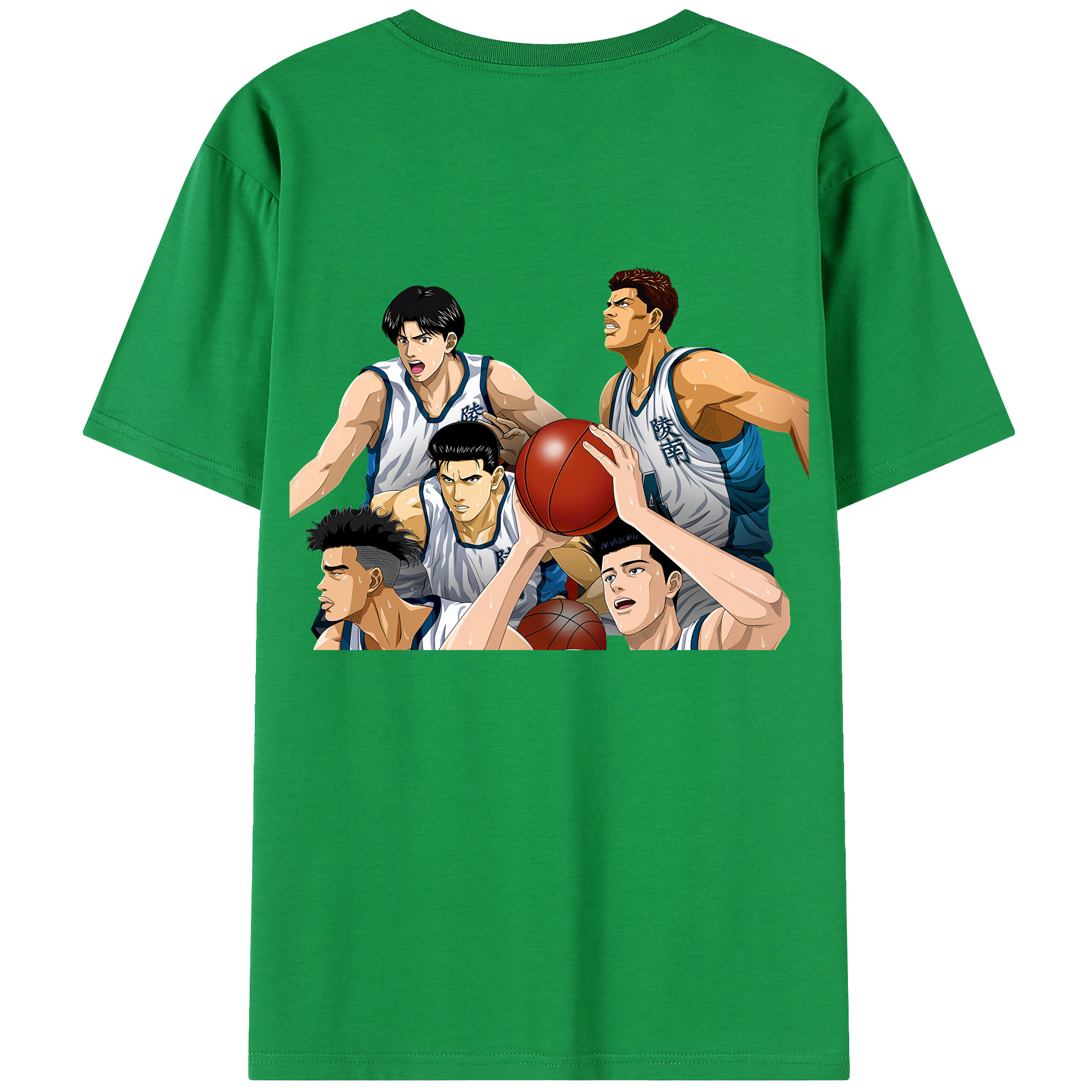 SLAM DUNK／スラムダンク 綿100％半袖Tシャツ（背面プリント）