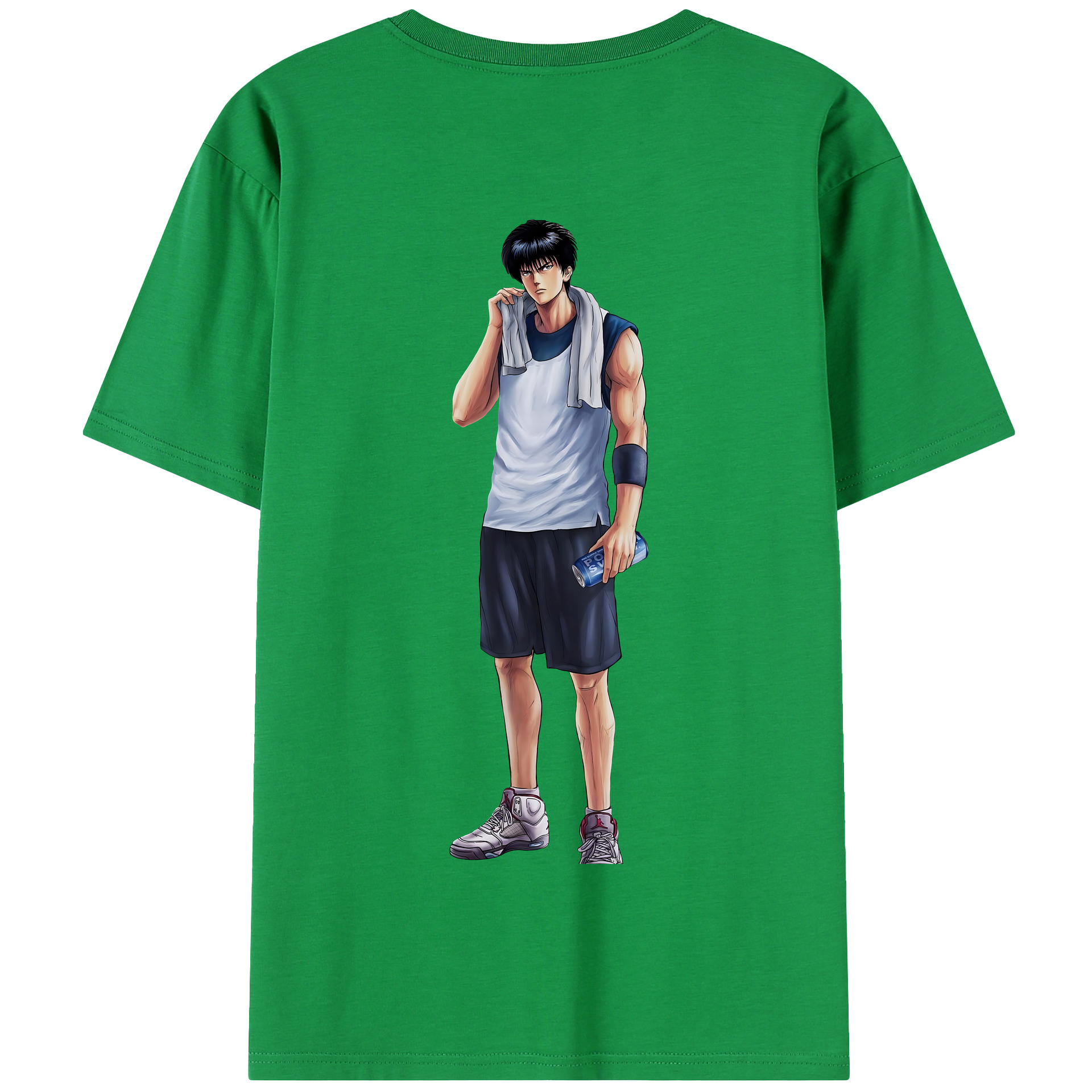 SLAM DUNK／スラムダンク 綿100％半袖Tシャツ（背面プリント）