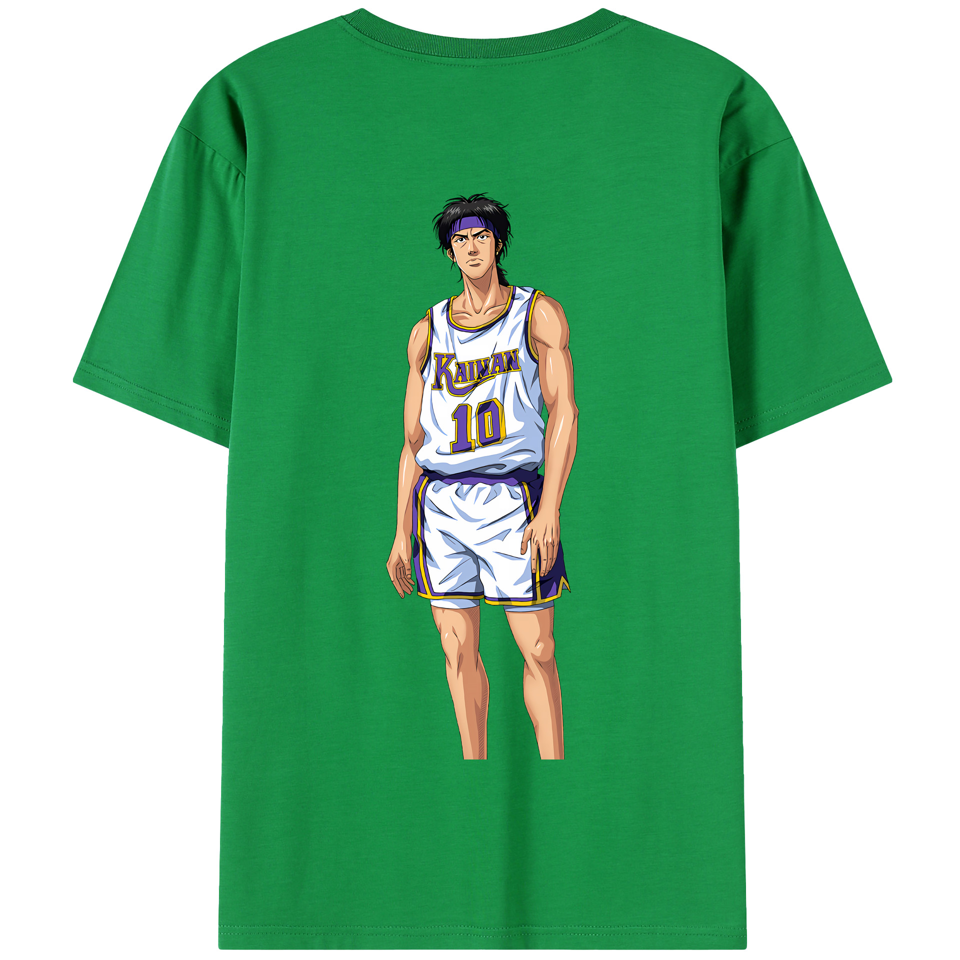 SLAM DUNK／スラムダンク 綿100％半袖Tシャツ（背面プリント）