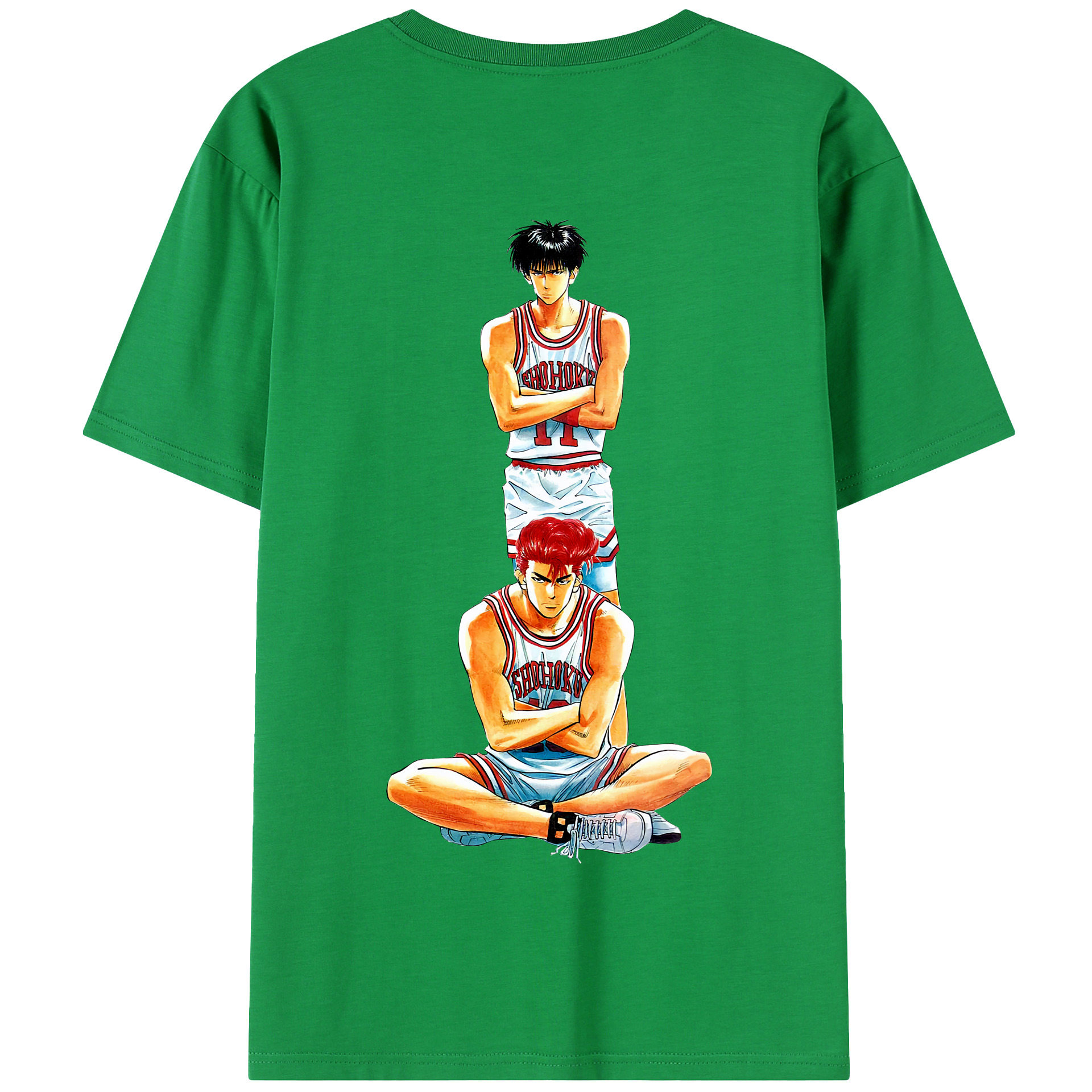 SLAM DUNK／スラムダンク 綿100％半袖Tシャツ（背面プリント）