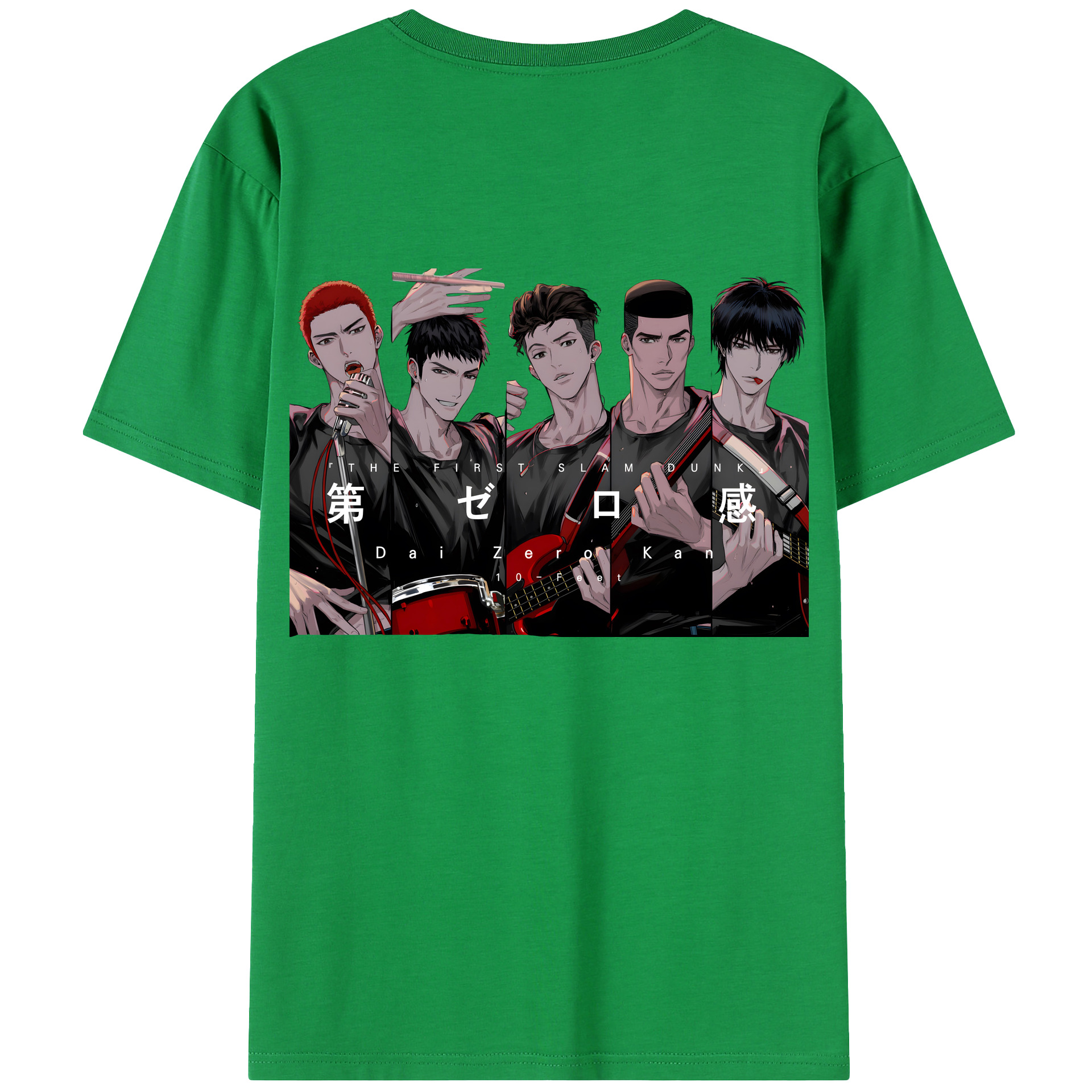 SLAM DUNK／スラムダンク 綿100％半袖Tシャツ（背面プリント）