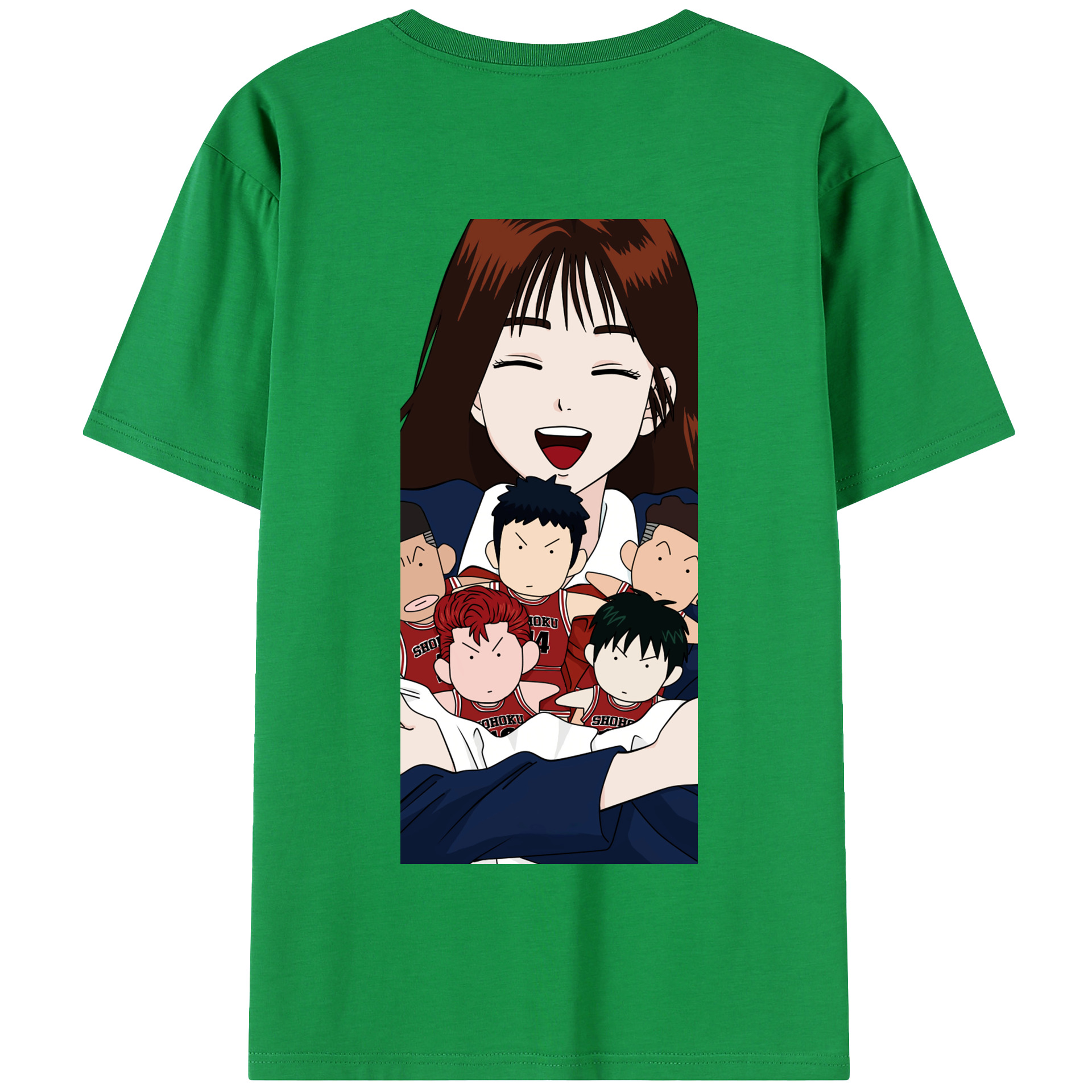 SLAM DUNK／スラムダンク 綿100％半袖Tシャツ（背面プリント）