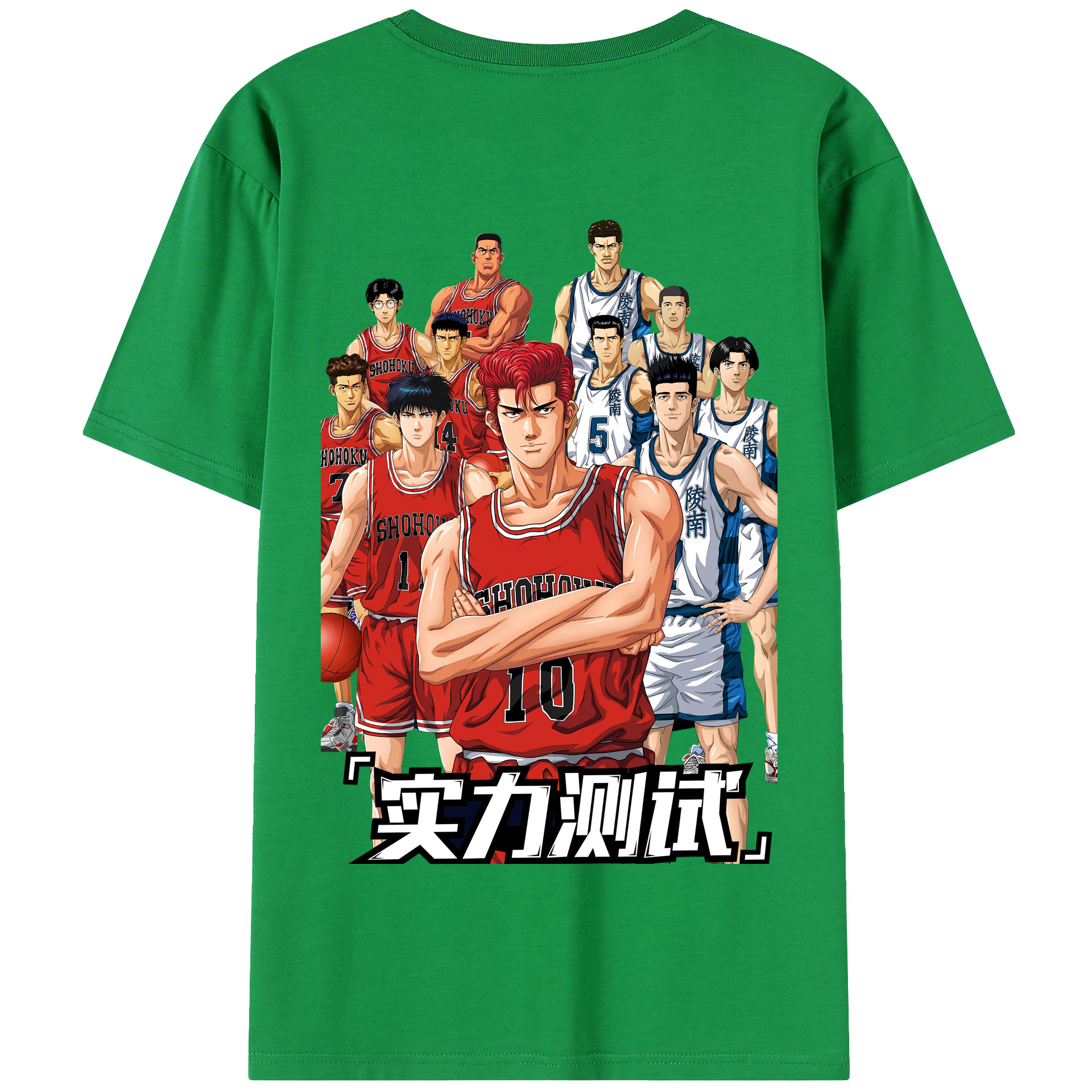 （画像用） SLAM DUNK／スラムダンク 綿100％半袖Tシャツ（背面プリント）