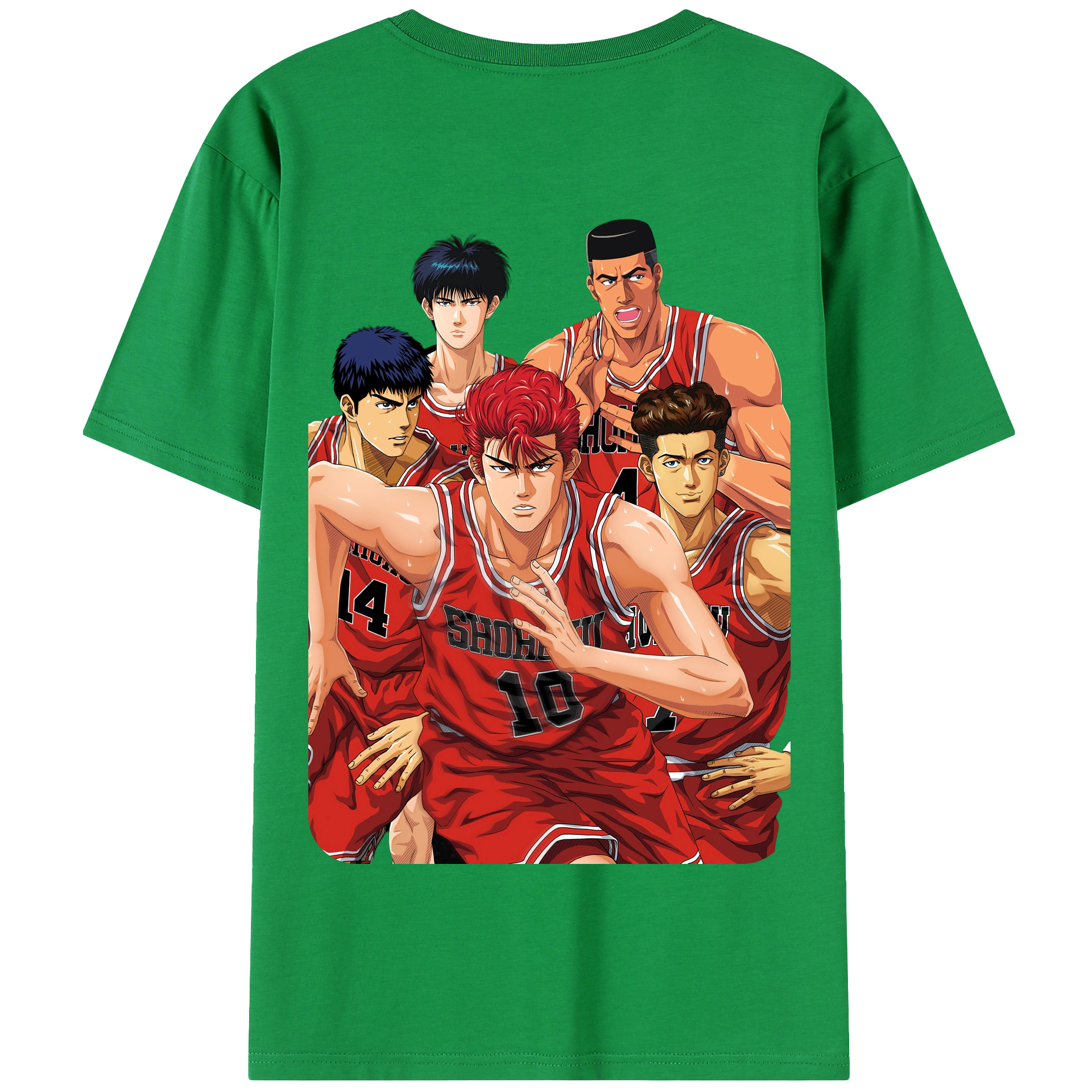 SLAM DUNK／スラムダンク 綿100％半袖Tシャツ（背面プリント）