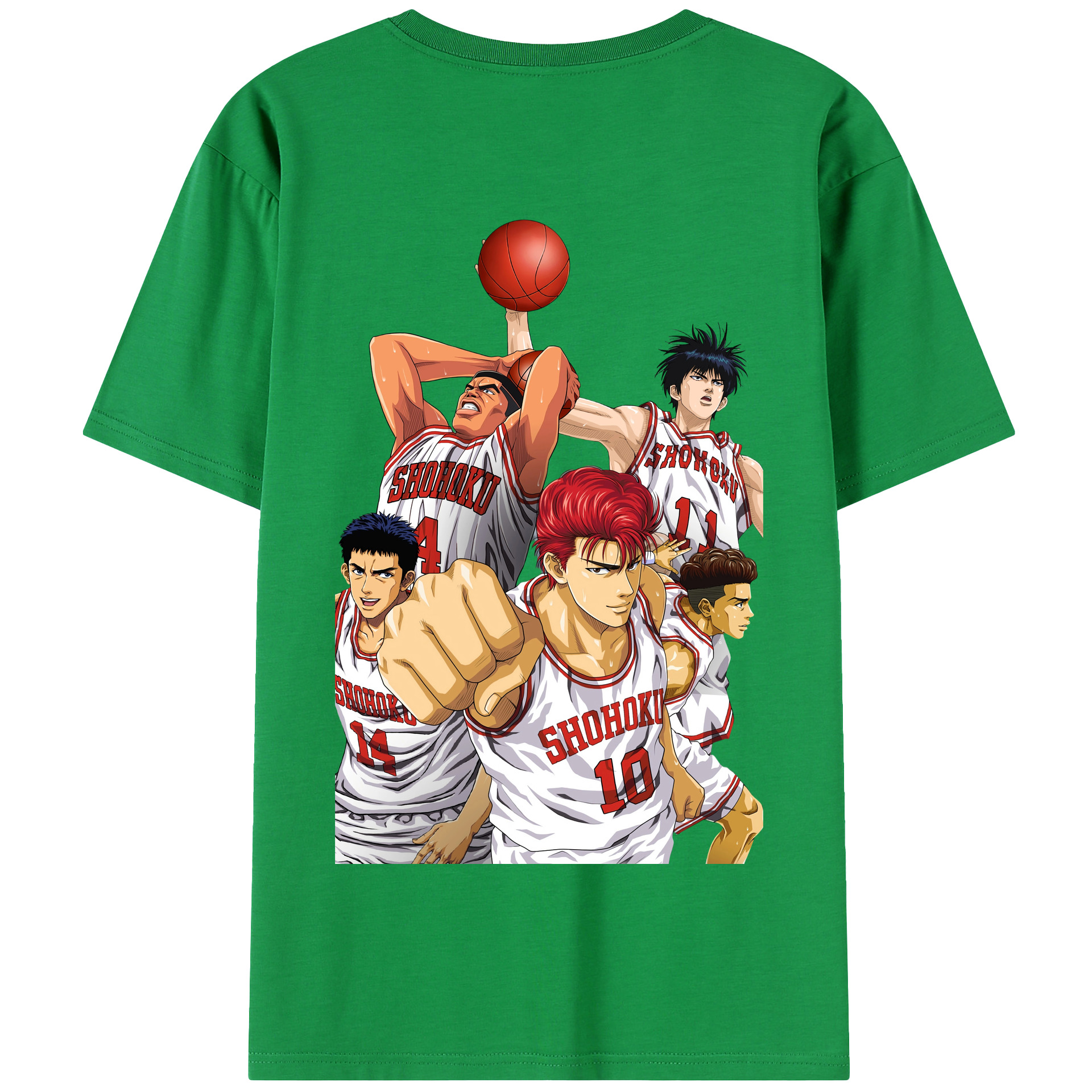 （画像用） SLAM DUNK／スラムダンク 綿100％半袖Tシャツ（背面プリント）
