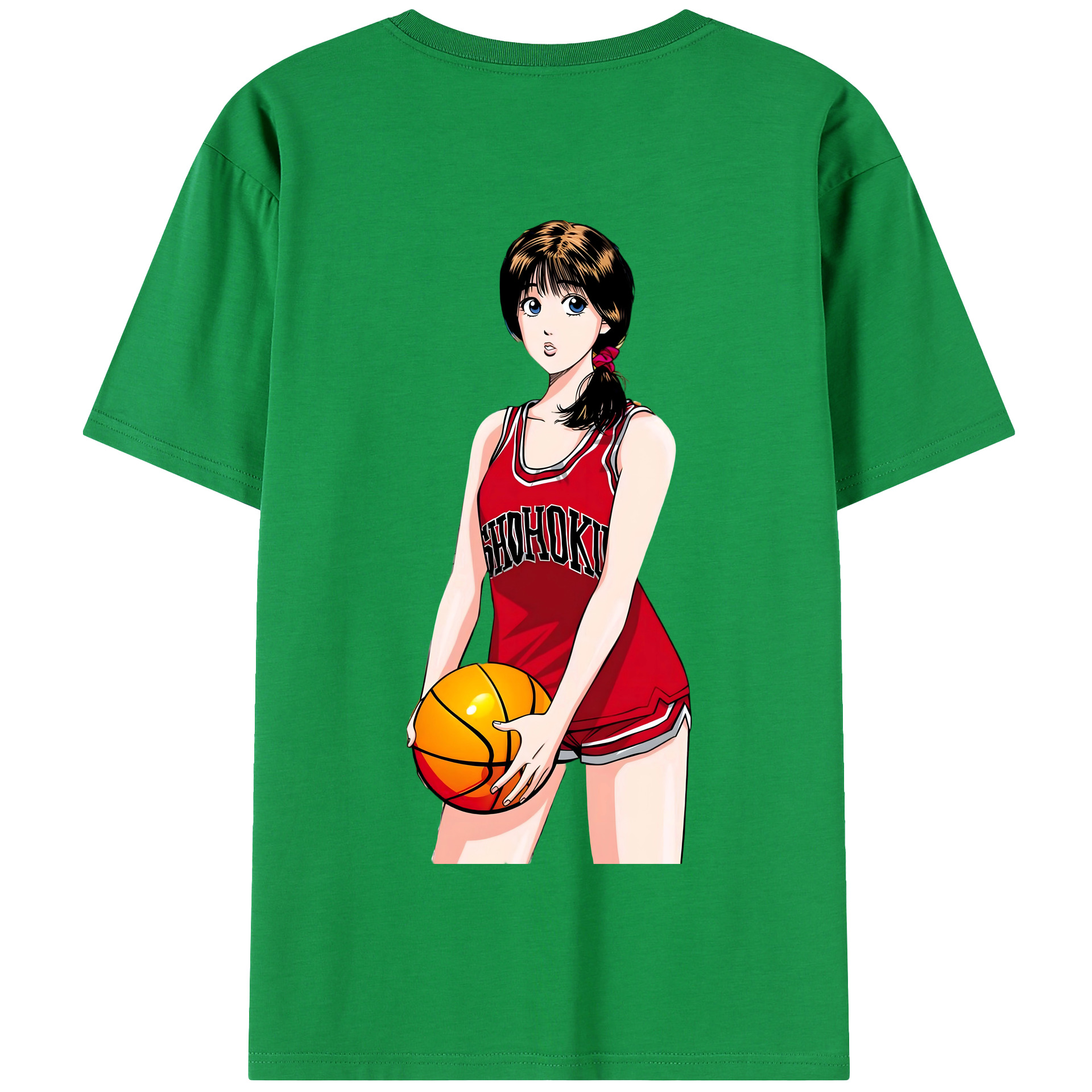 SLAM DUNK／スラムダンク 綿100％半袖Tシャツ（背面プリント）