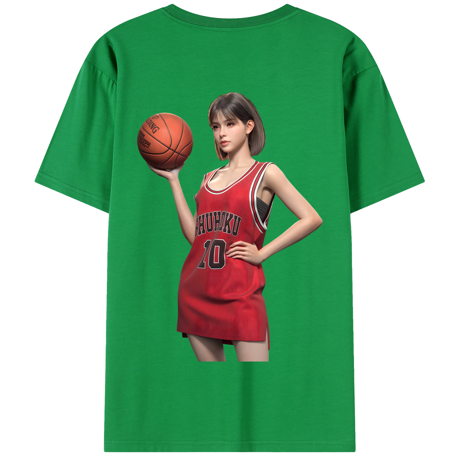 SLAM DUNK／スラムダンク 綿100％半袖Tシャツ（背面プリント）