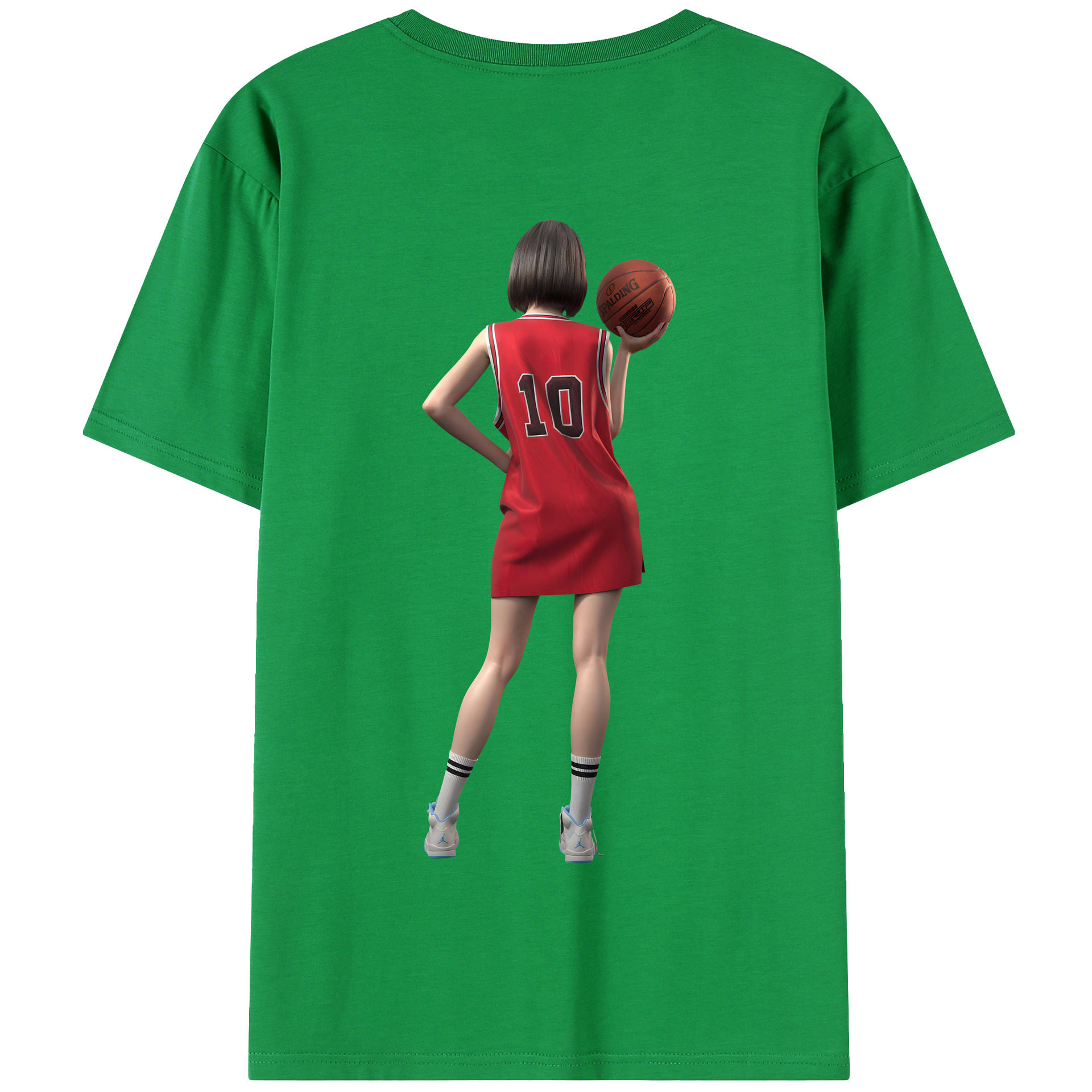SLAM DUNK／スラムダンク 綿100％半袖Tシャツ（背面プリント）