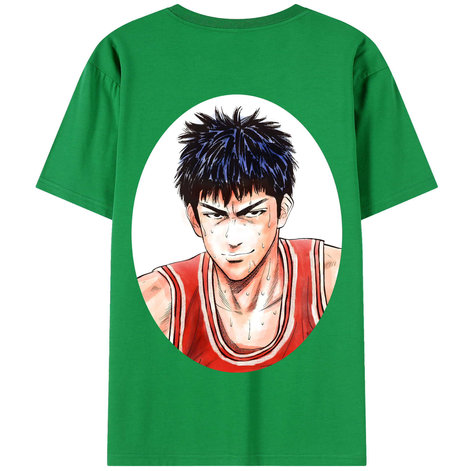 SLAM DUNK／スラムダンク 綿100％半袖Tシャツ（背面プリント）
