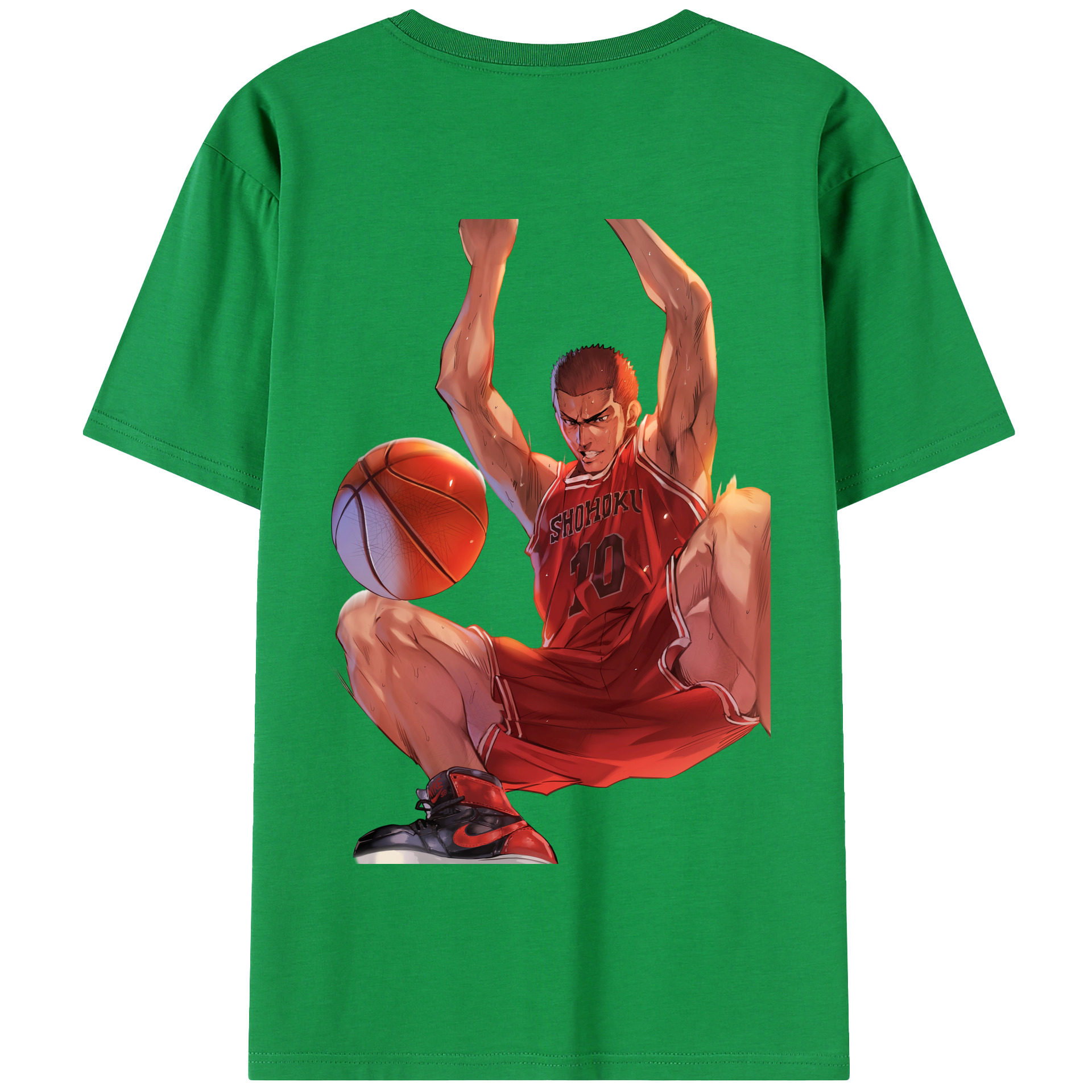 SLAM DUNK／スラムダンク 綿100％半袖Tシャツ（背面プリント）