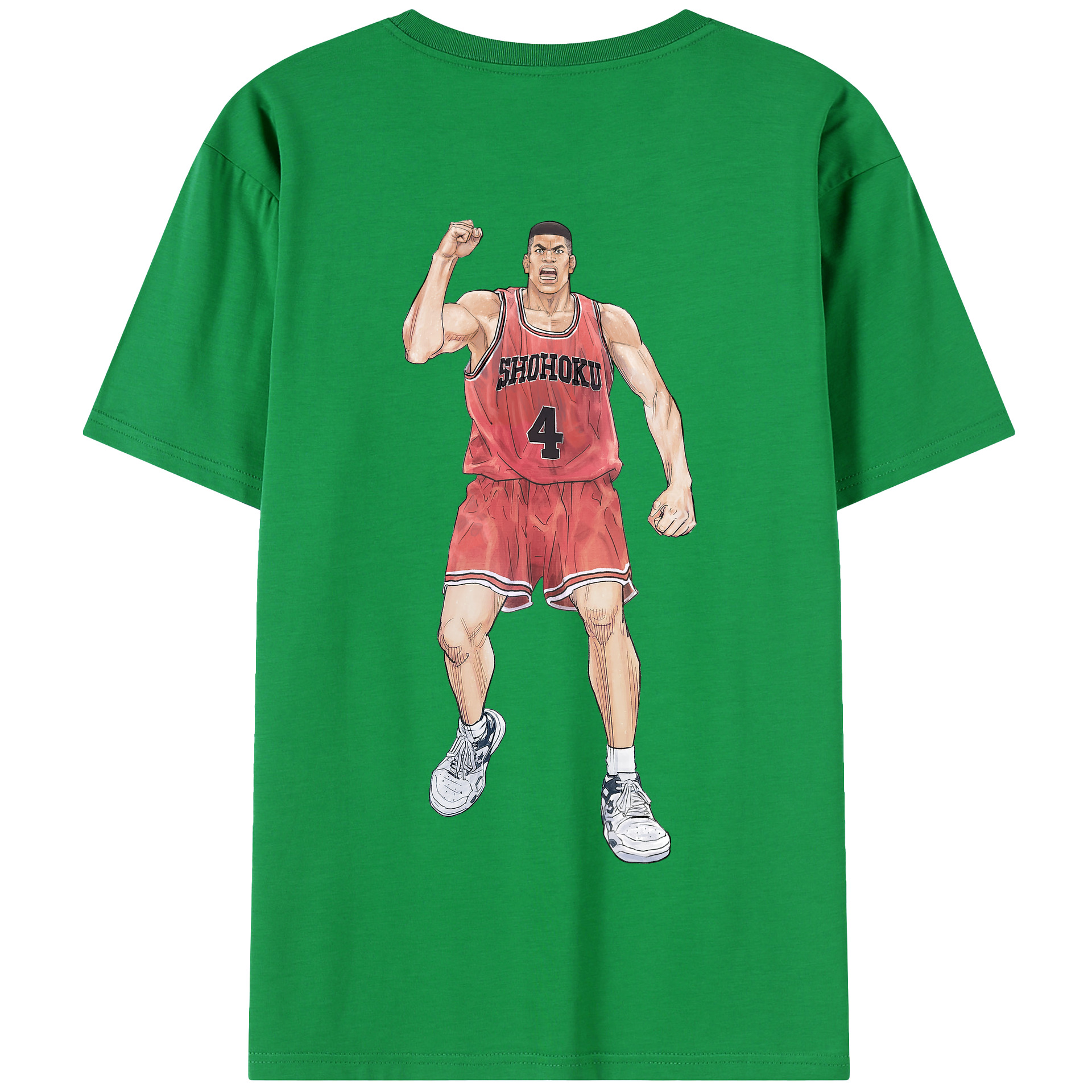 SLAM DUNK／スラムダンク 綿100％半袖Tシャツ（背面プリント）