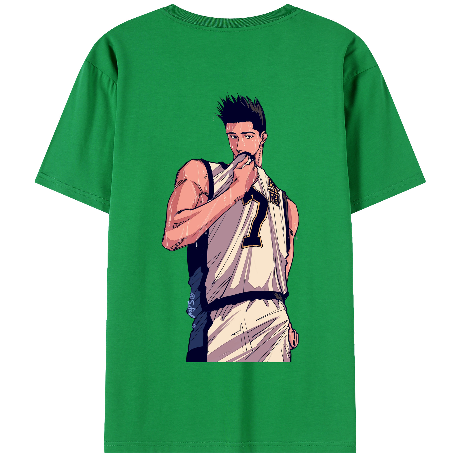 SLAM DUNK／スラムダンク 綿100％半袖Tシャツ（背面プリント）