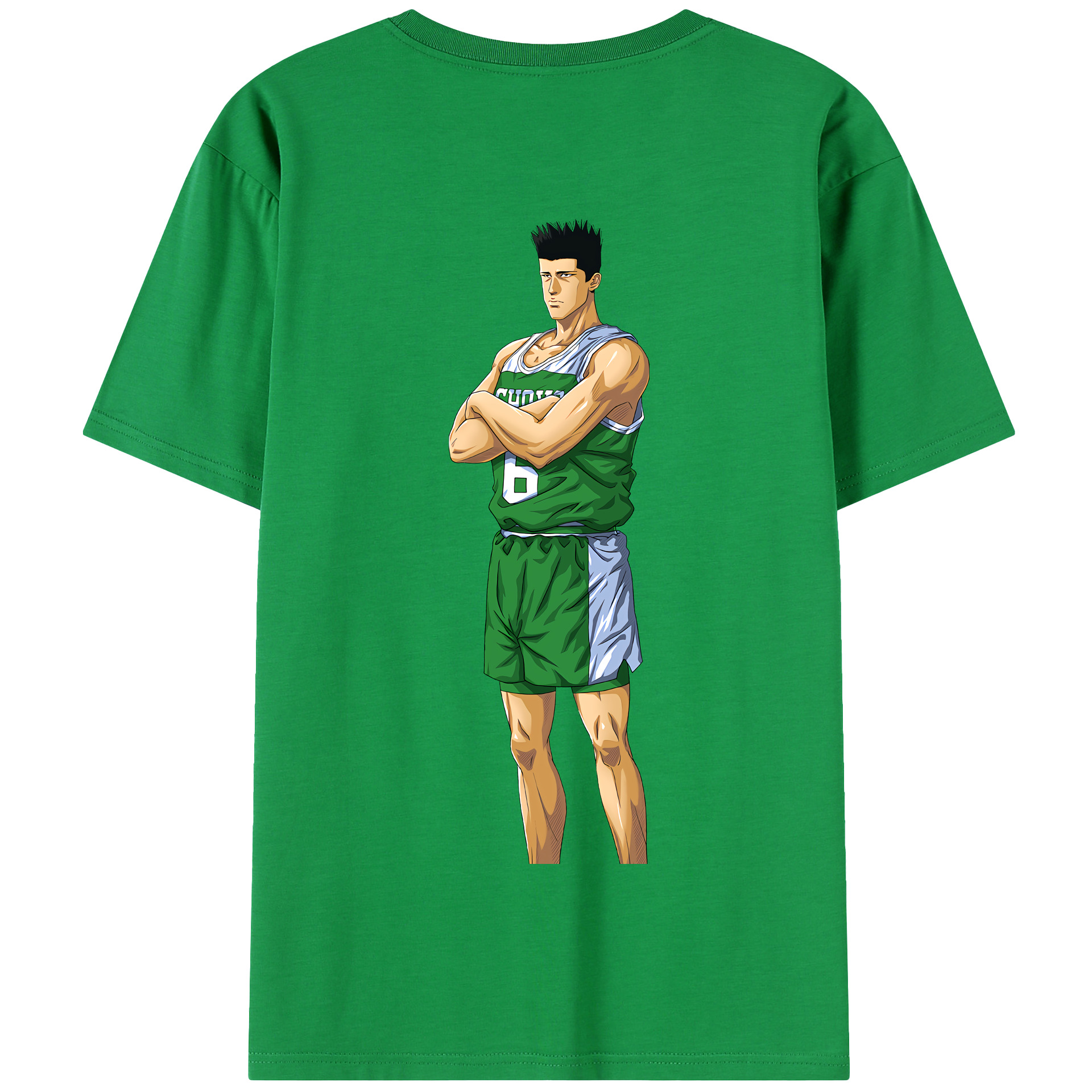 SLAM DUNK／スラムダンク 綿100％半袖Tシャツ（背面プリント）