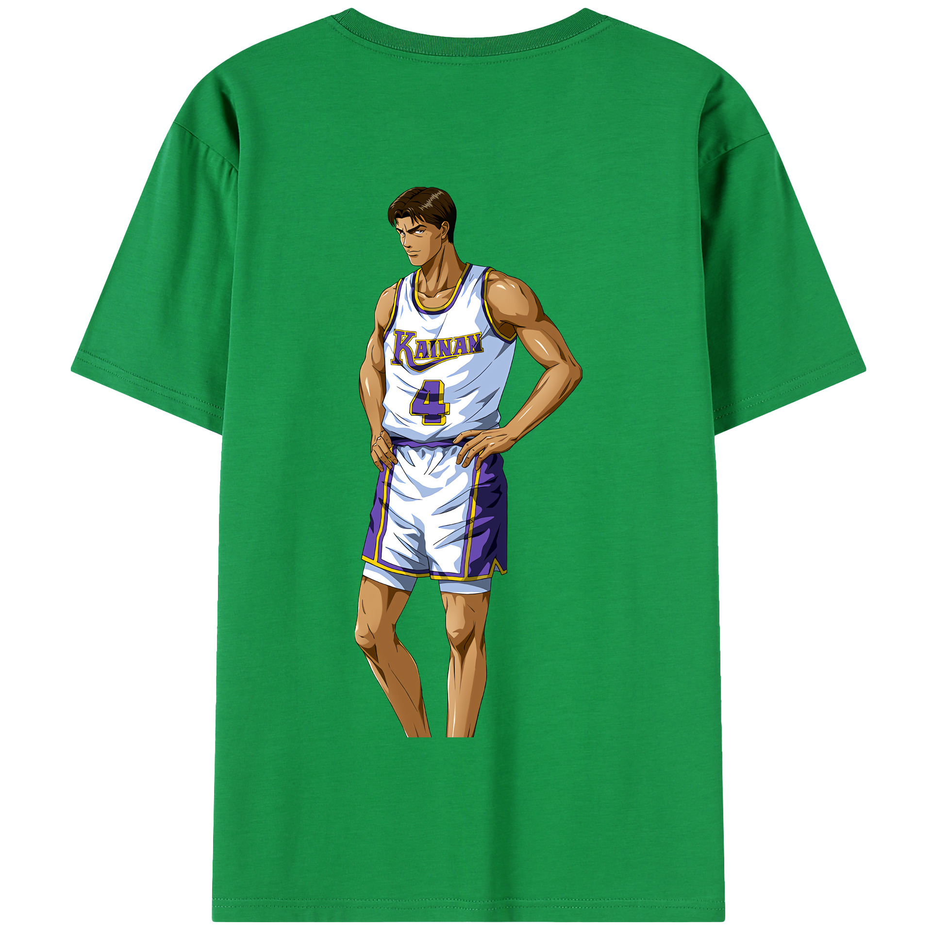 （画像用） SLAM DUNK／スラムダンク 綿100％半袖Tシャツ（背面プリント）