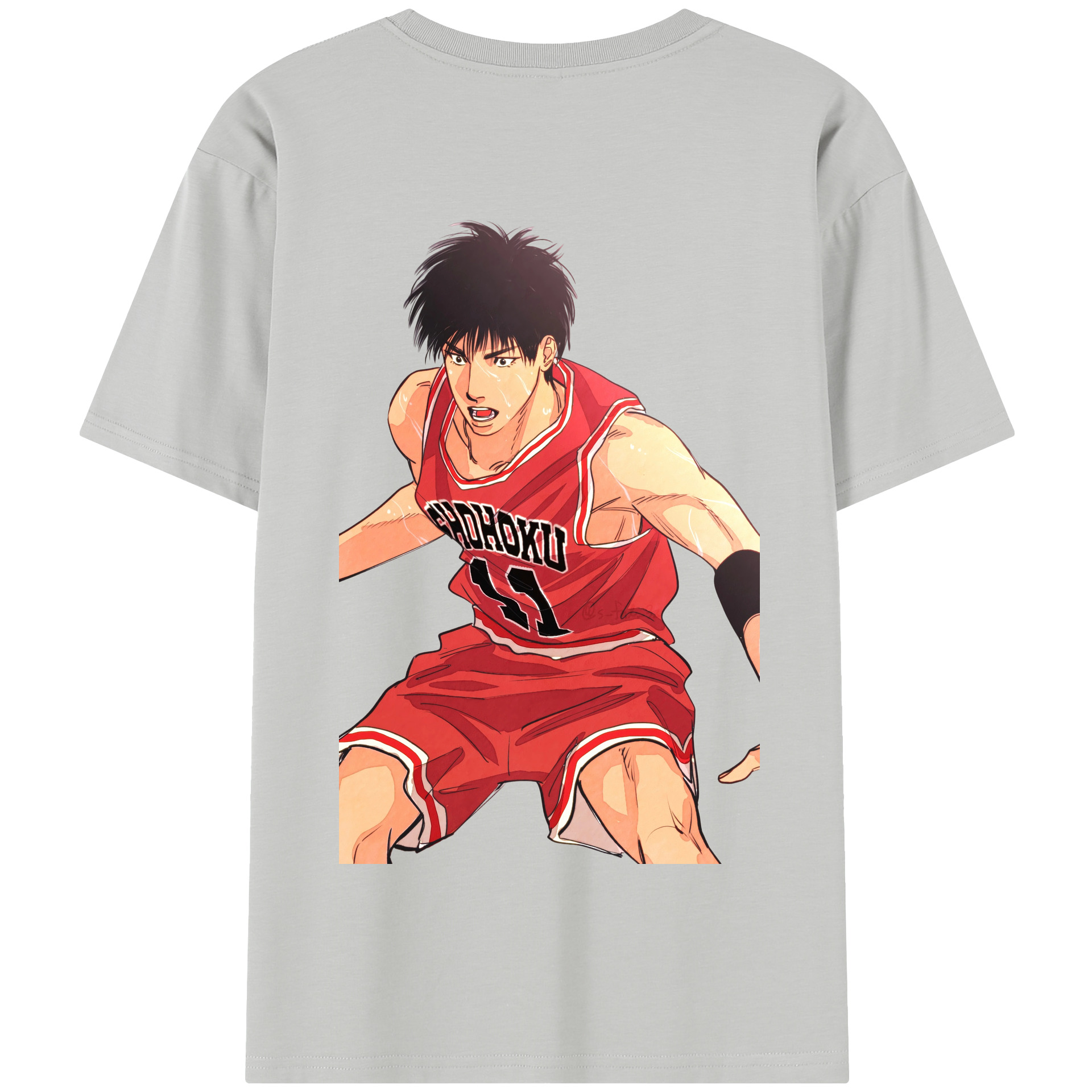 SLAM DUNK／スラムダンク 綿100％半袖Tシャツ（背面プリント）