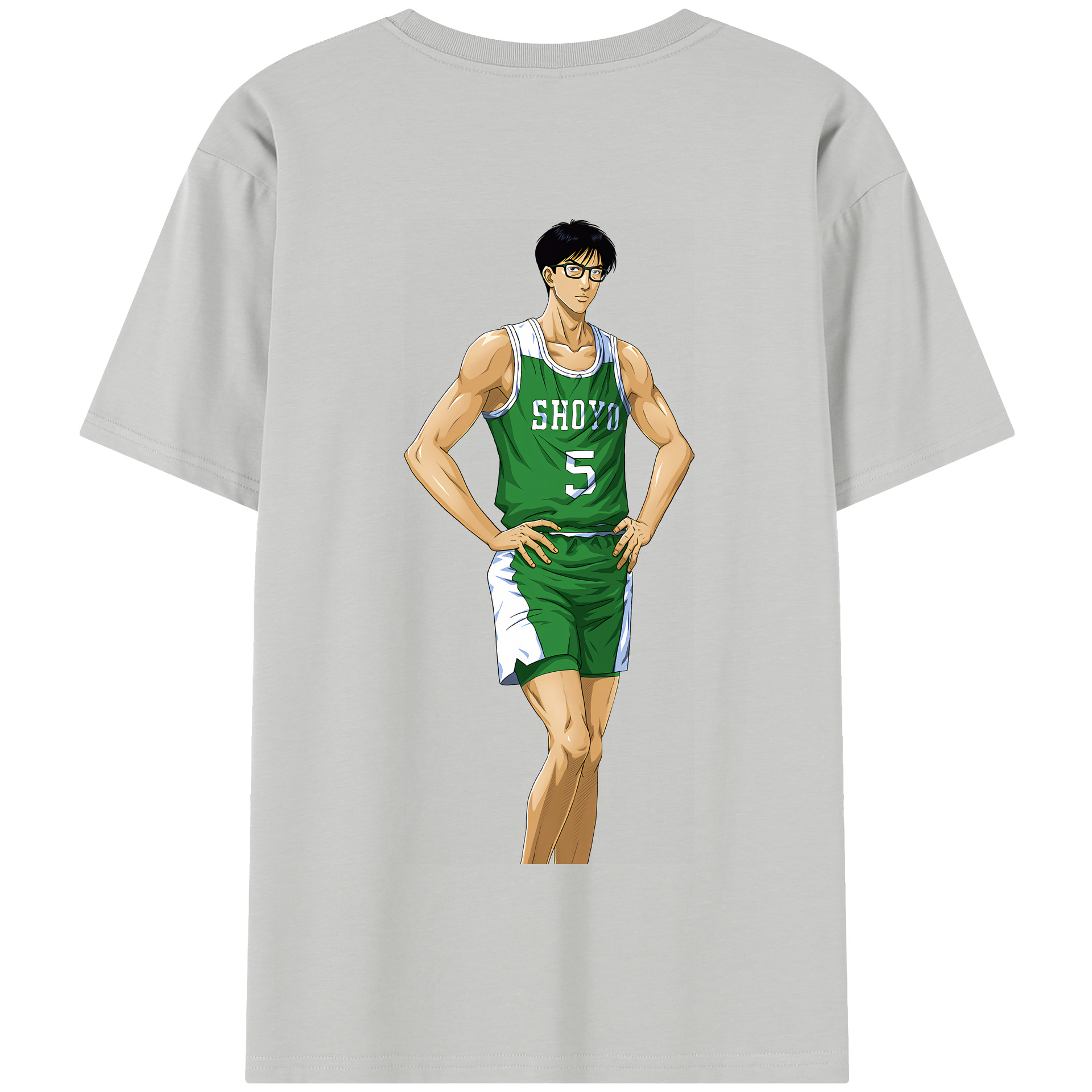 SLAM DUNK／スラムダンク 綿100％半袖Tシャツ（背面プリント）